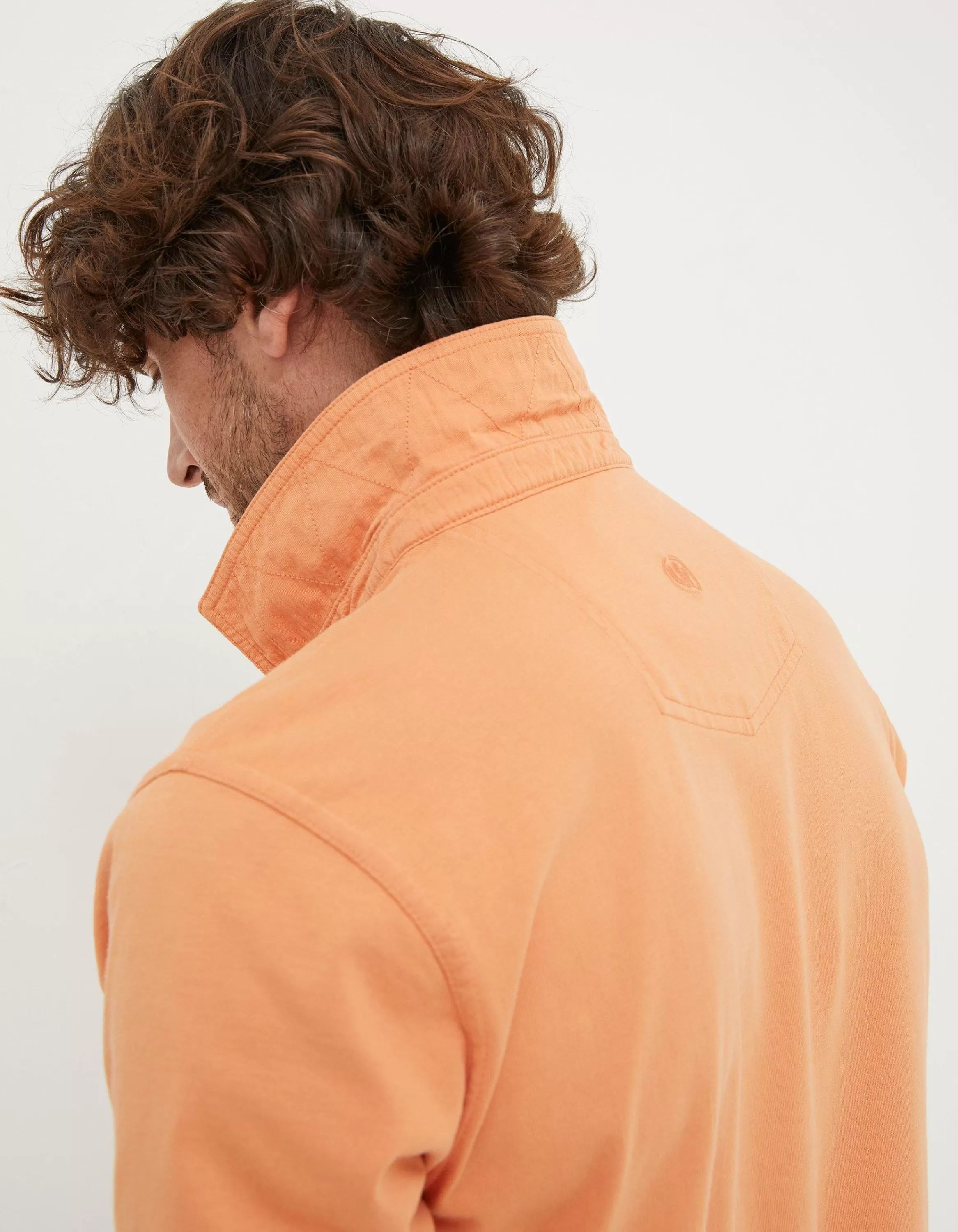 Clearance FatFace Perranporth Polo Dusky Orange