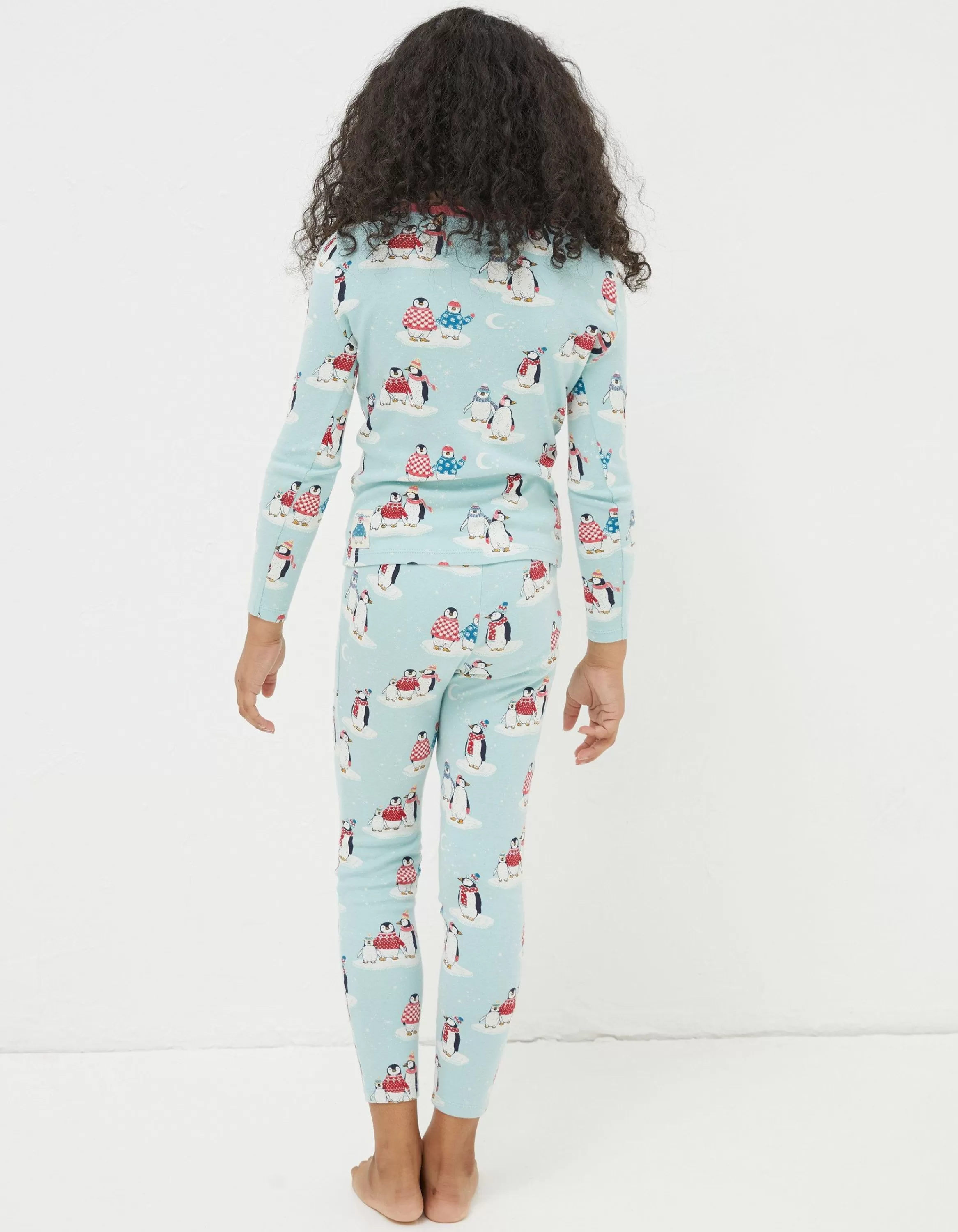 Clearance FatFace Pippa Penguin Snug Set Blue