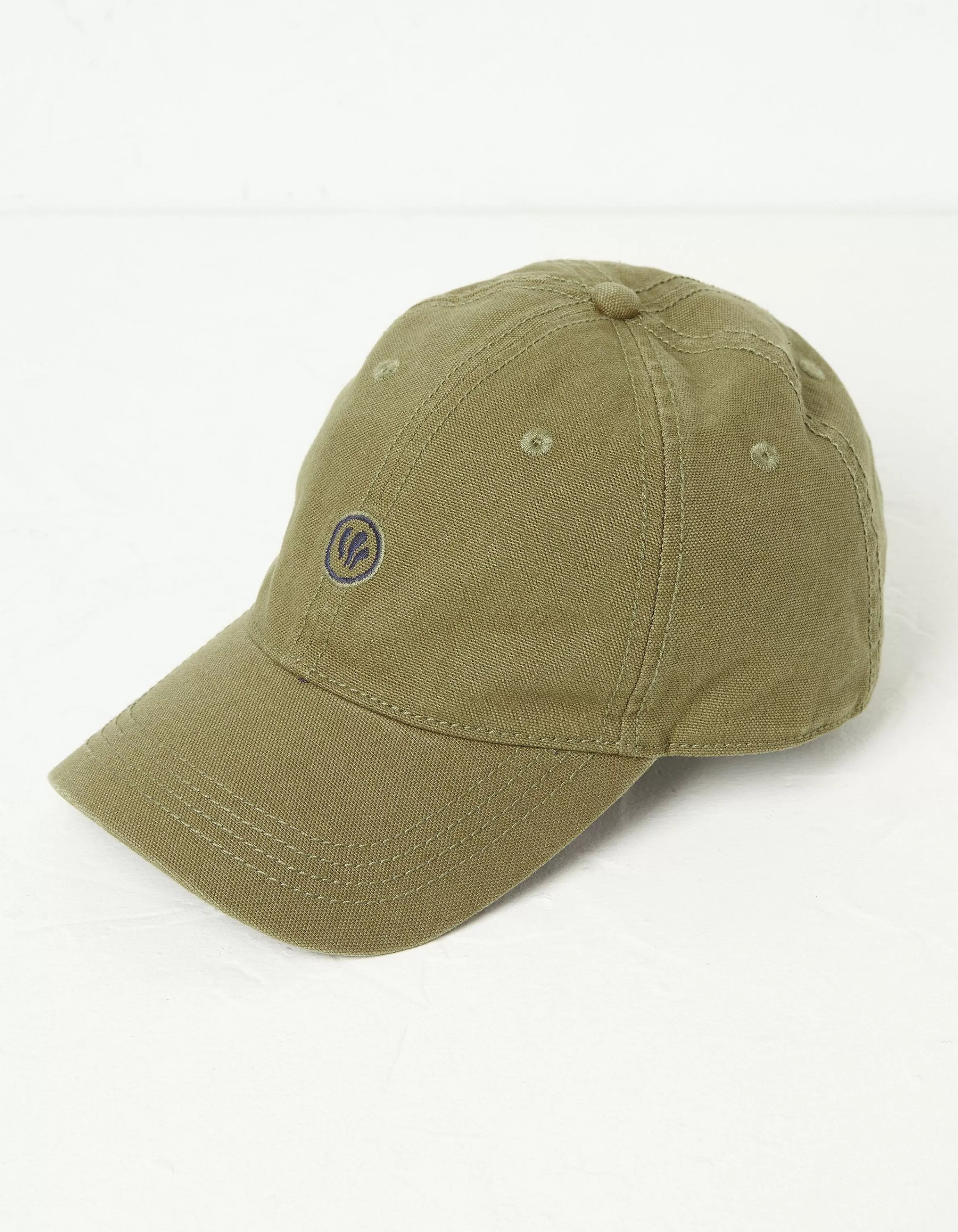 Outlet FatFace Plain Baseball Cap Khaki