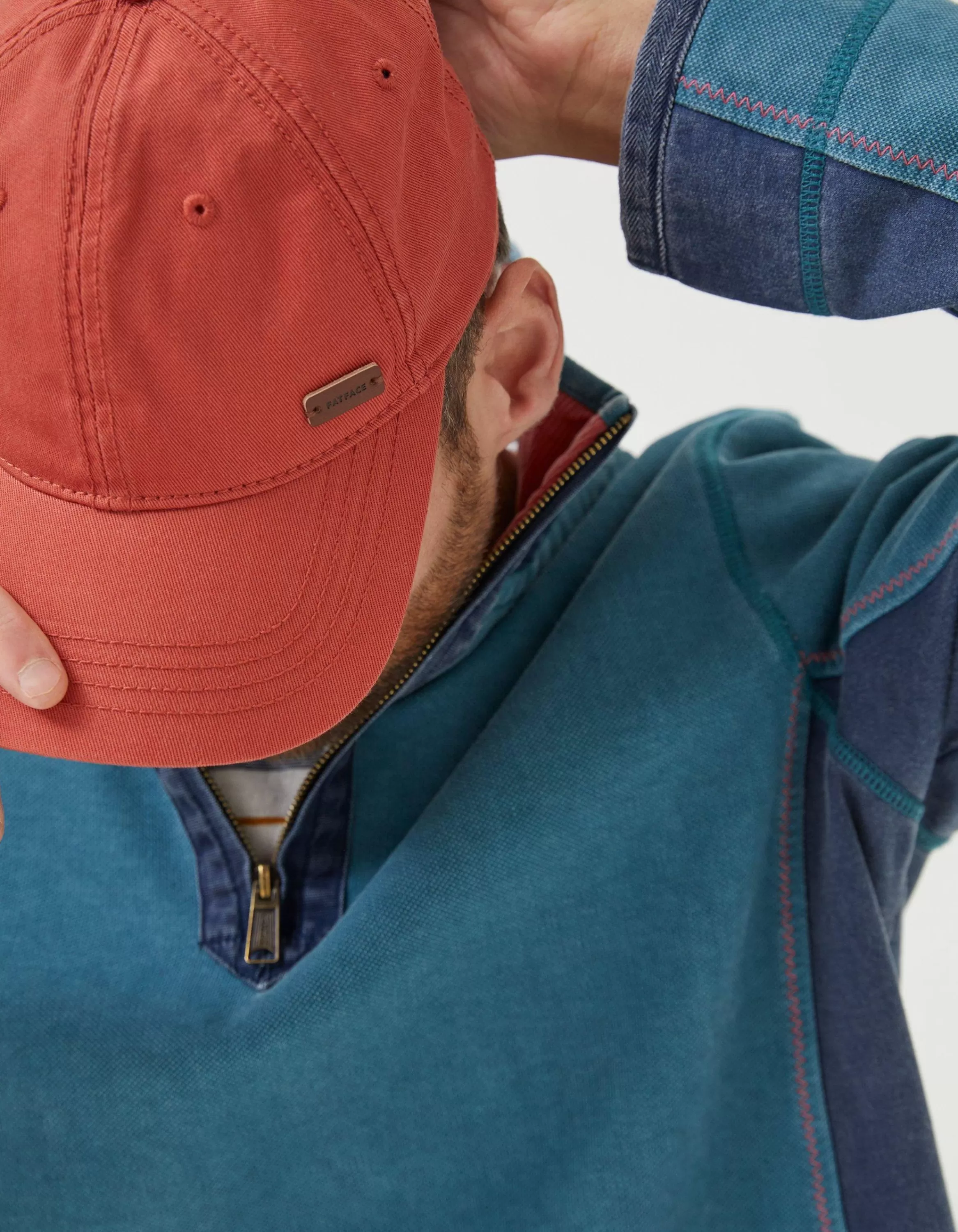 Discount FatFace Plain Twill Cap Orange