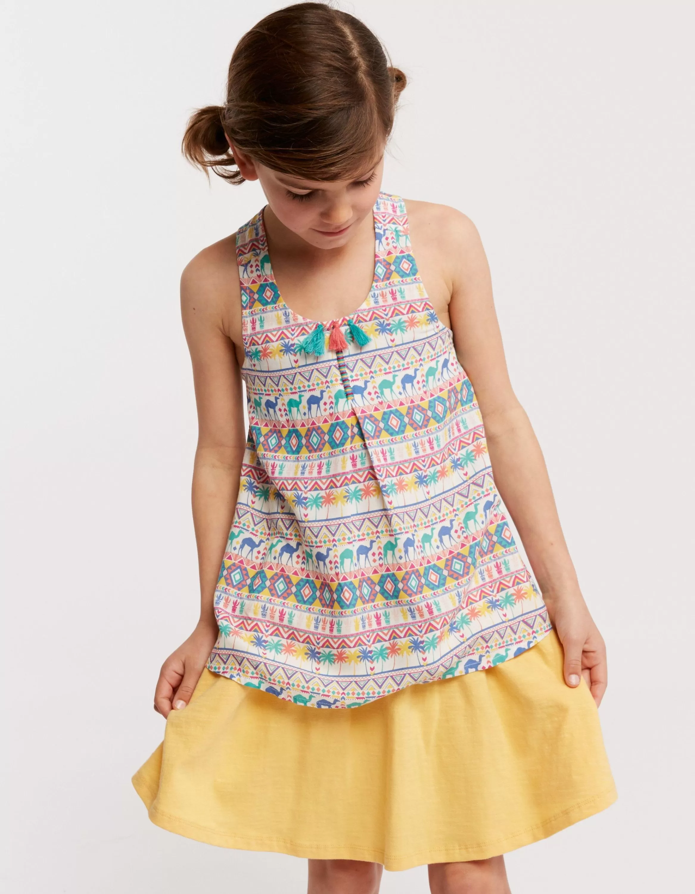 Outlet FatFace Polly Aztec Print Cami Multi