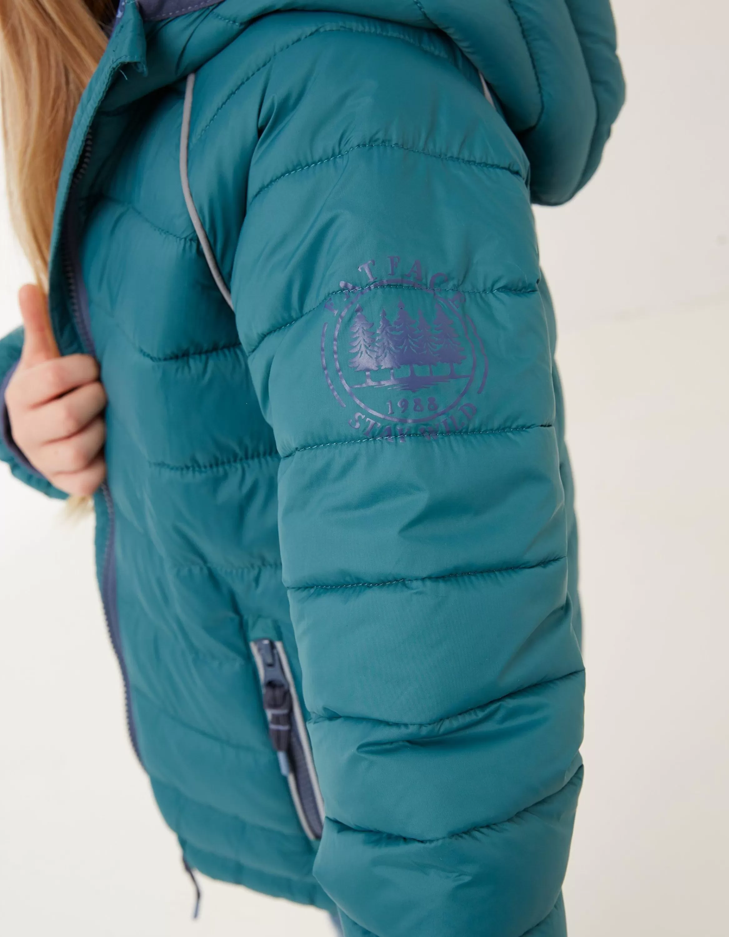 Fashion FatFace Poppy Padded Jacket Teal