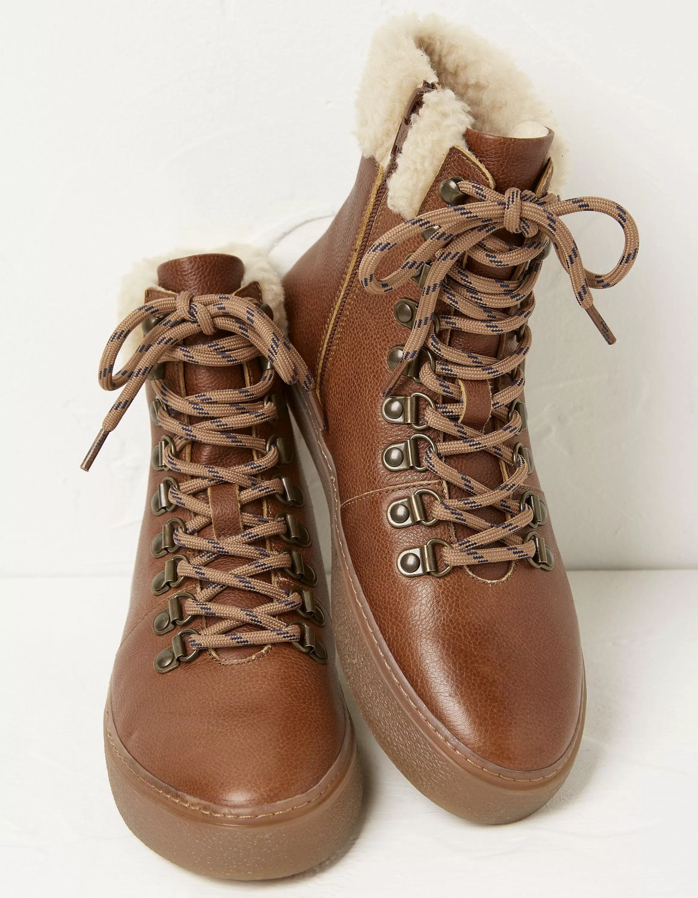 Hot FatFace Romy Hybrid Hiker Ankle Boot Tan