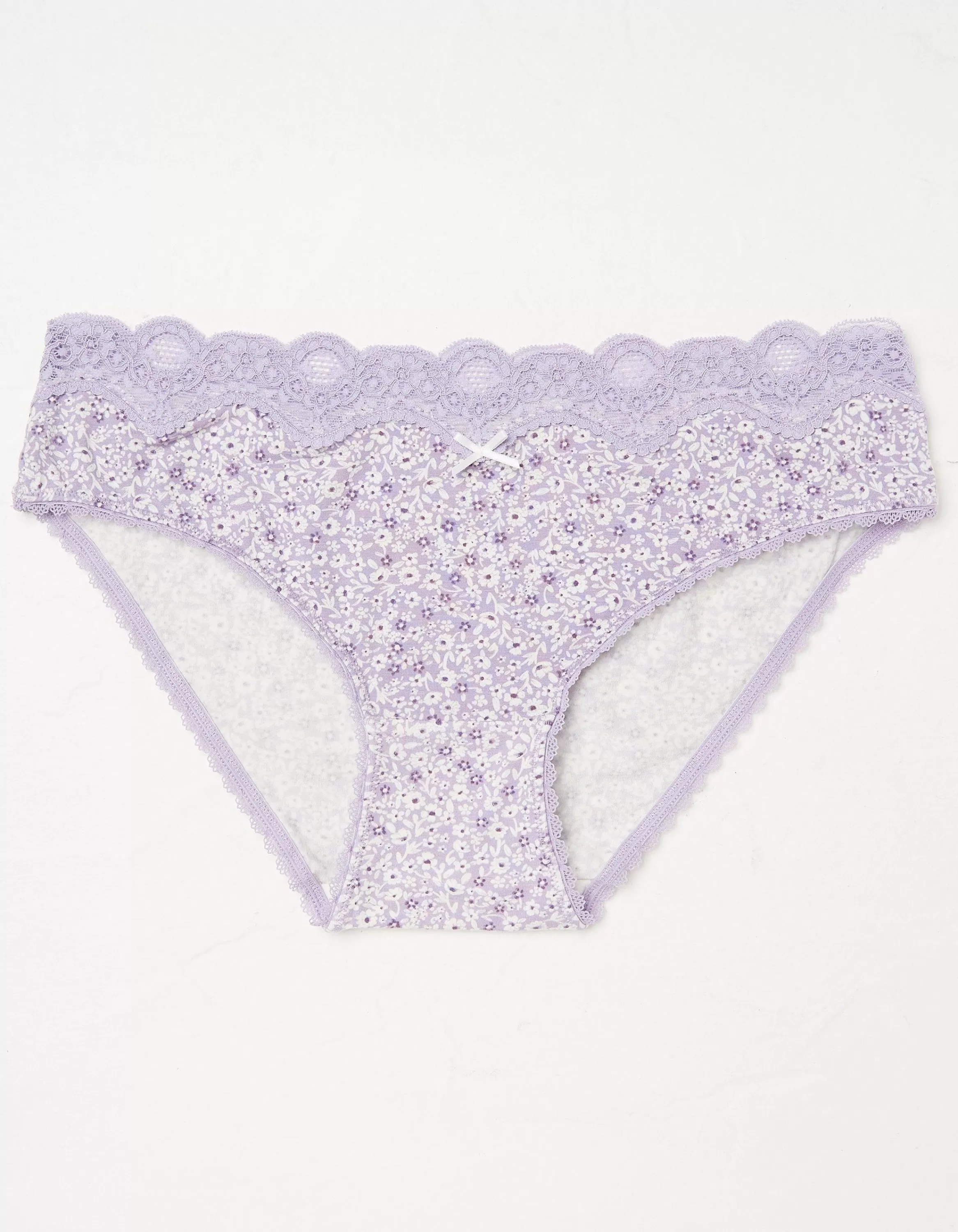 Shop FatFace Rosie Floral Mini Knickers Lilac