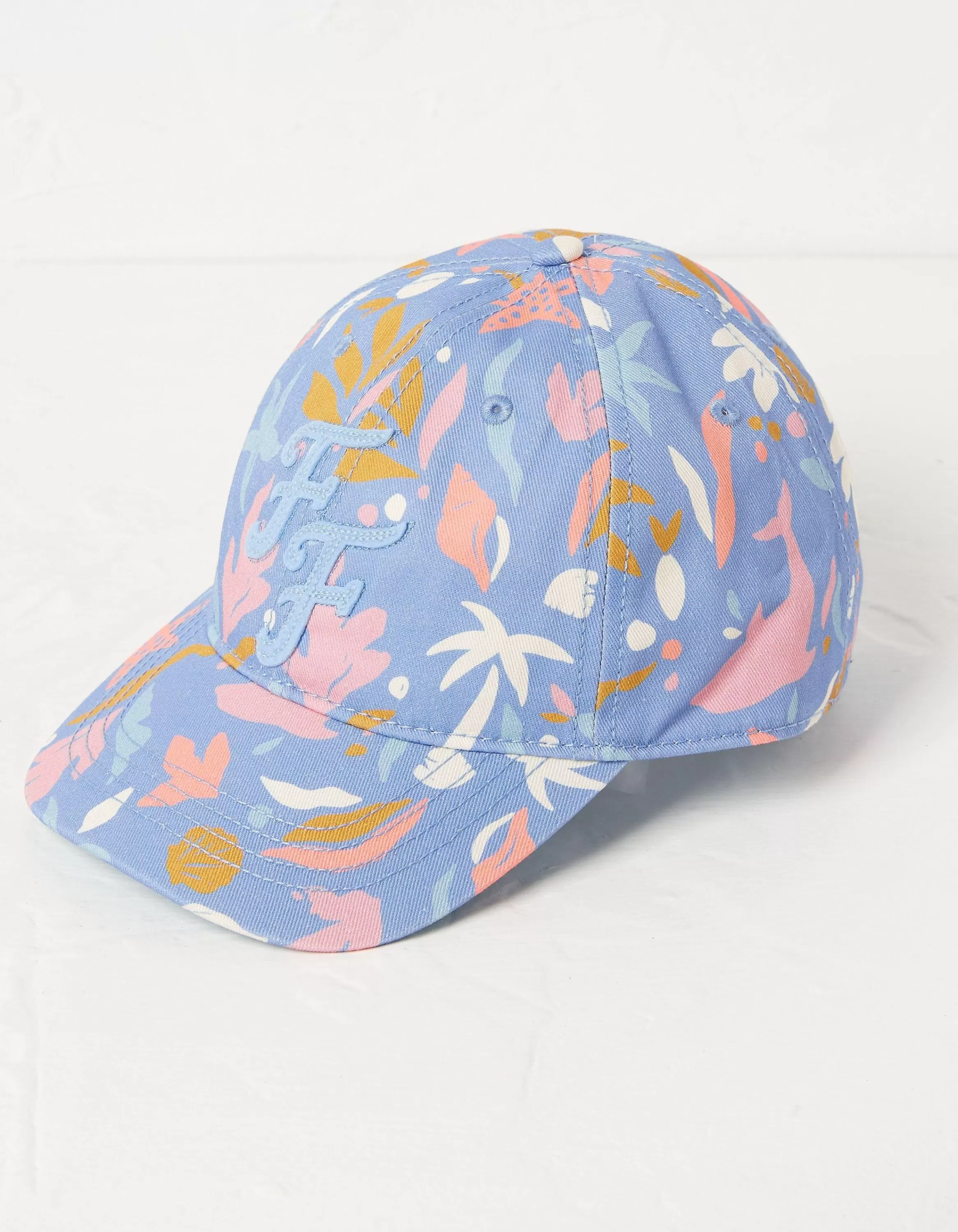 Sale FatFace Sea Scape Cap Bright Blue