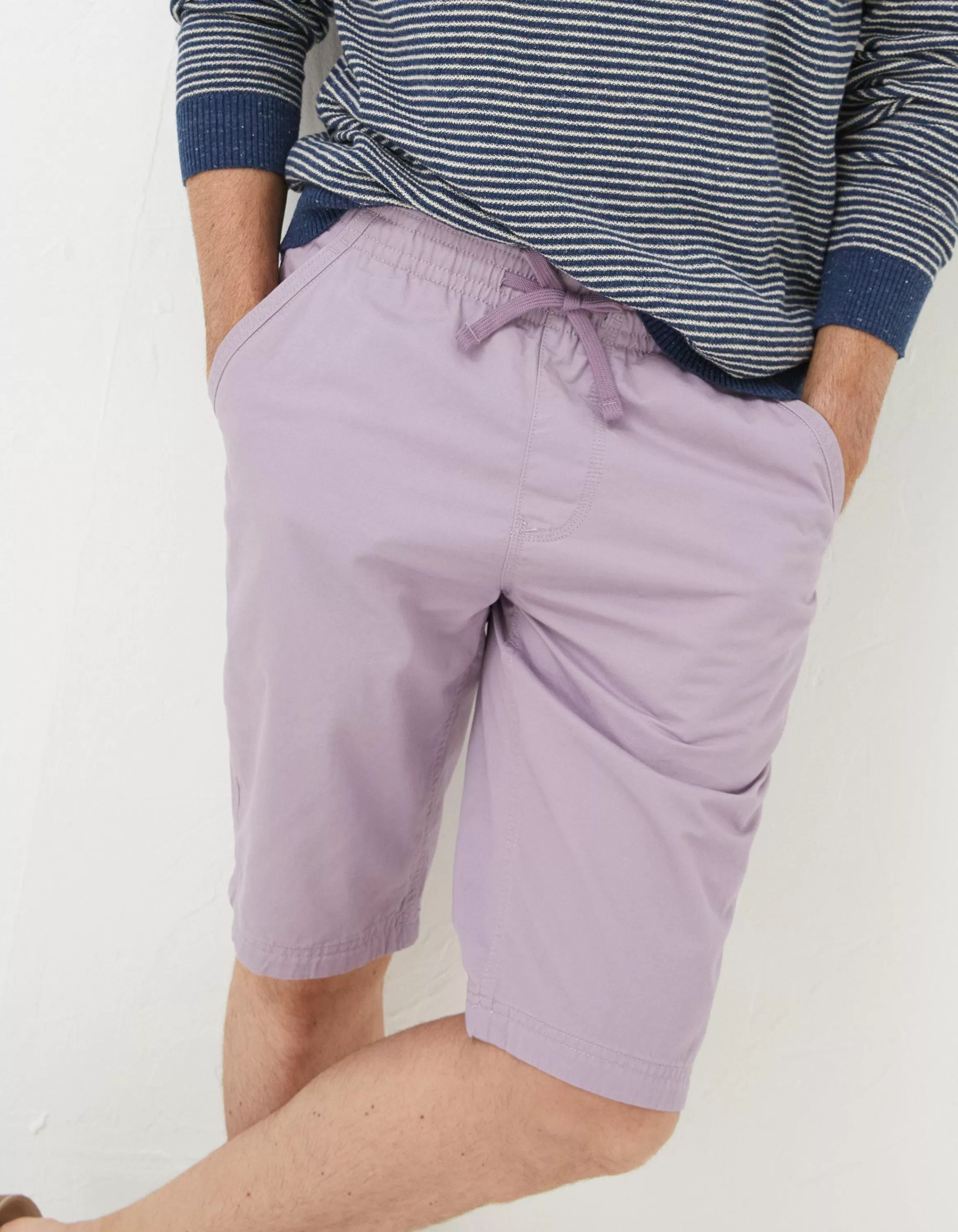 Cheap FatFace Seaton Pull On Shorts Lilac