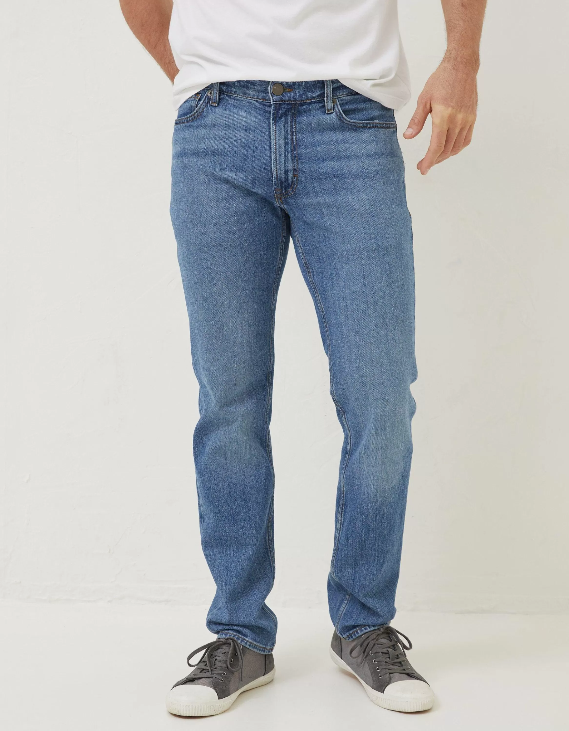 New FatFace Slim Authentic Wash Jeans Denim