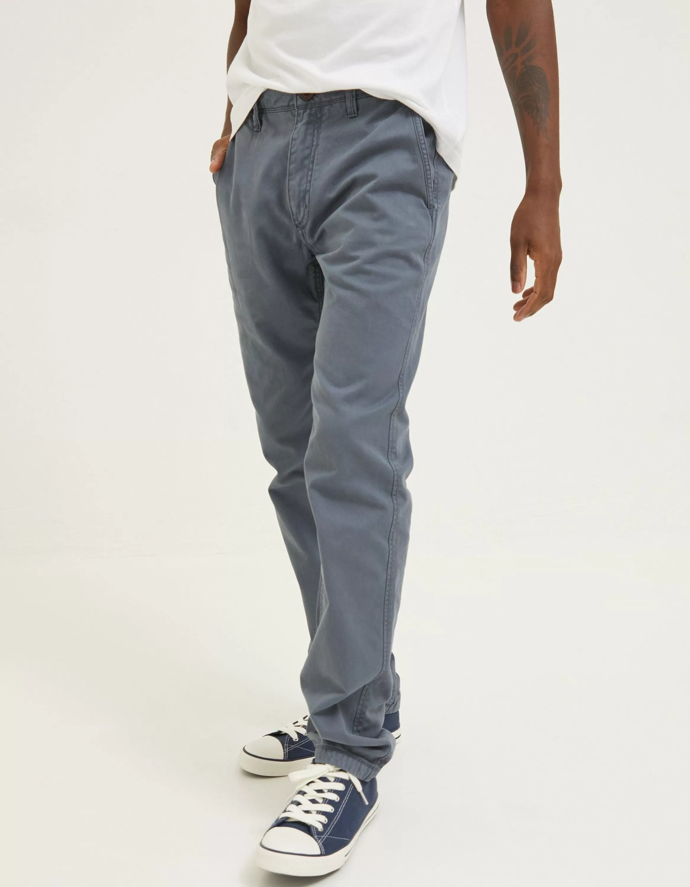 Hot FatFace Slim Coastal Chino Dusky Blue