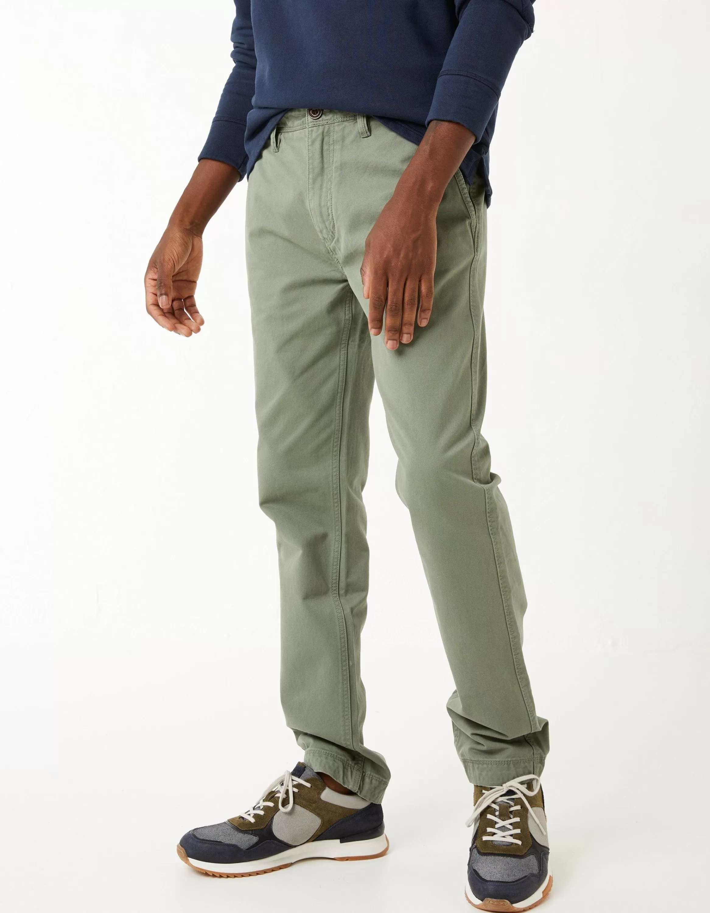 Hot FatFace Slim Coastal Chino Mid Green