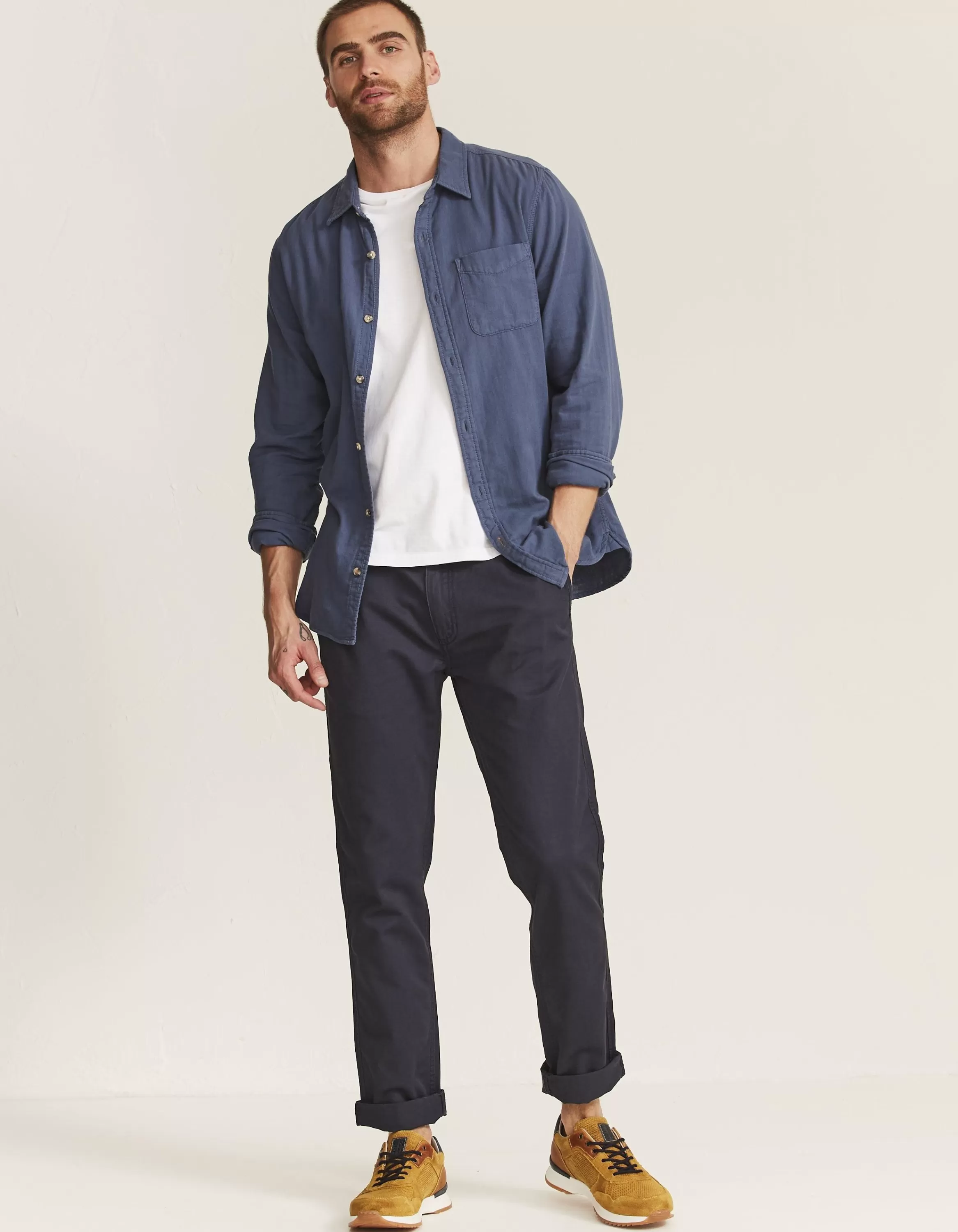 Shop FatFace Slim Coastal Chinos Navy