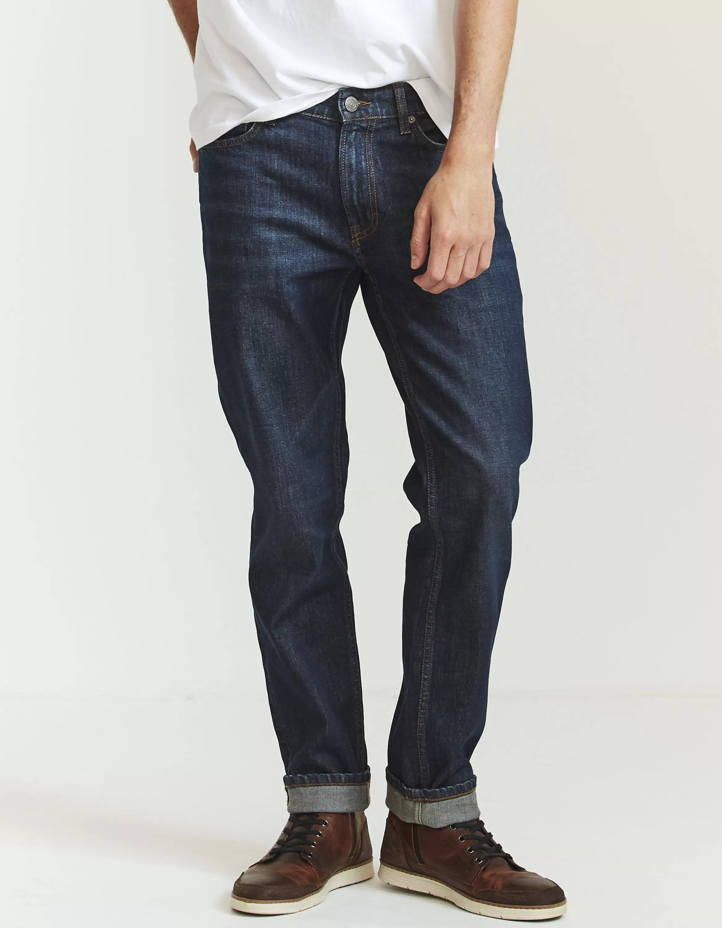 Discount FatFace Slim Dark Vintage Wash Jeans Denim