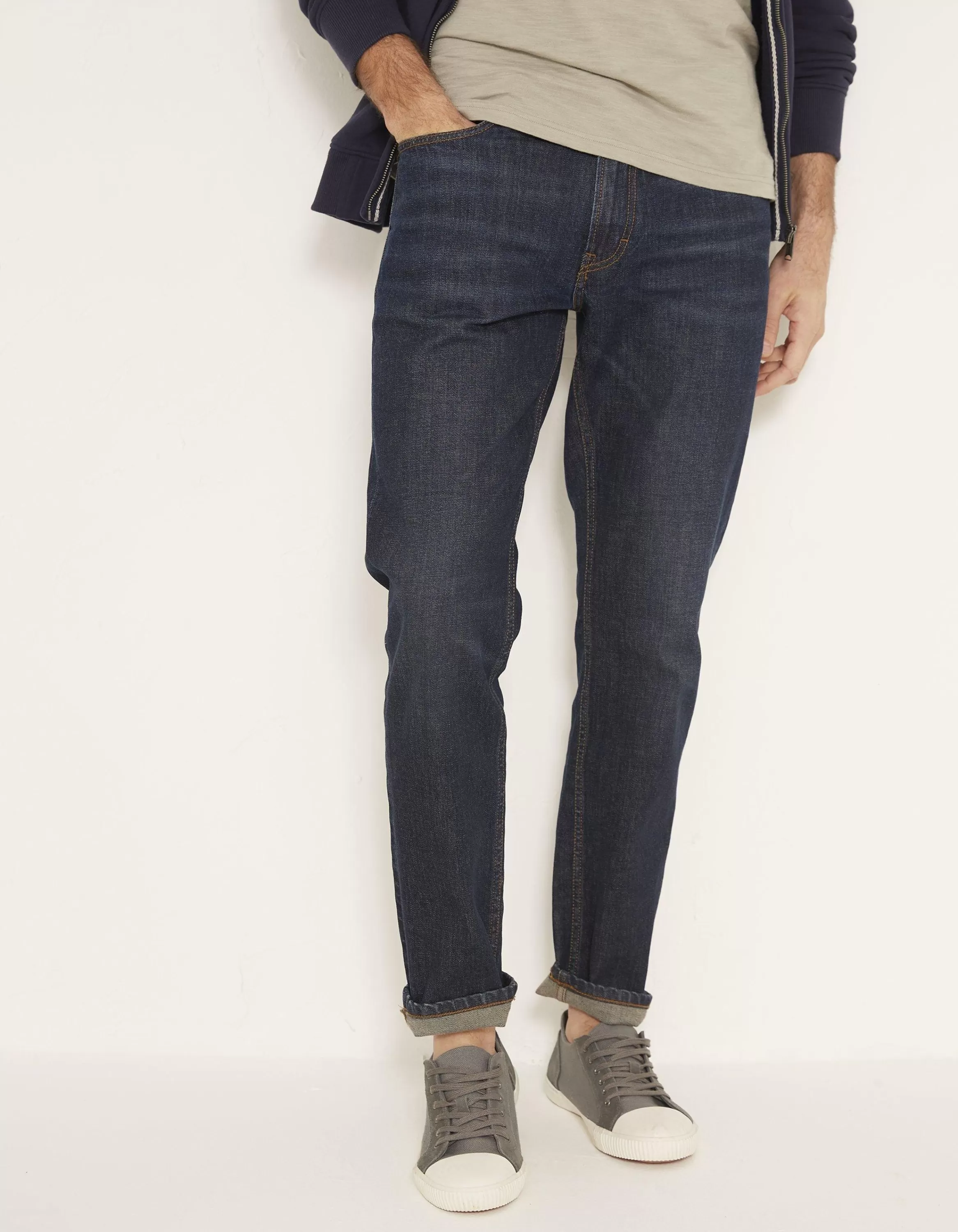 Discount FatFace Slim Dark Vintage Wash Jeans Denim