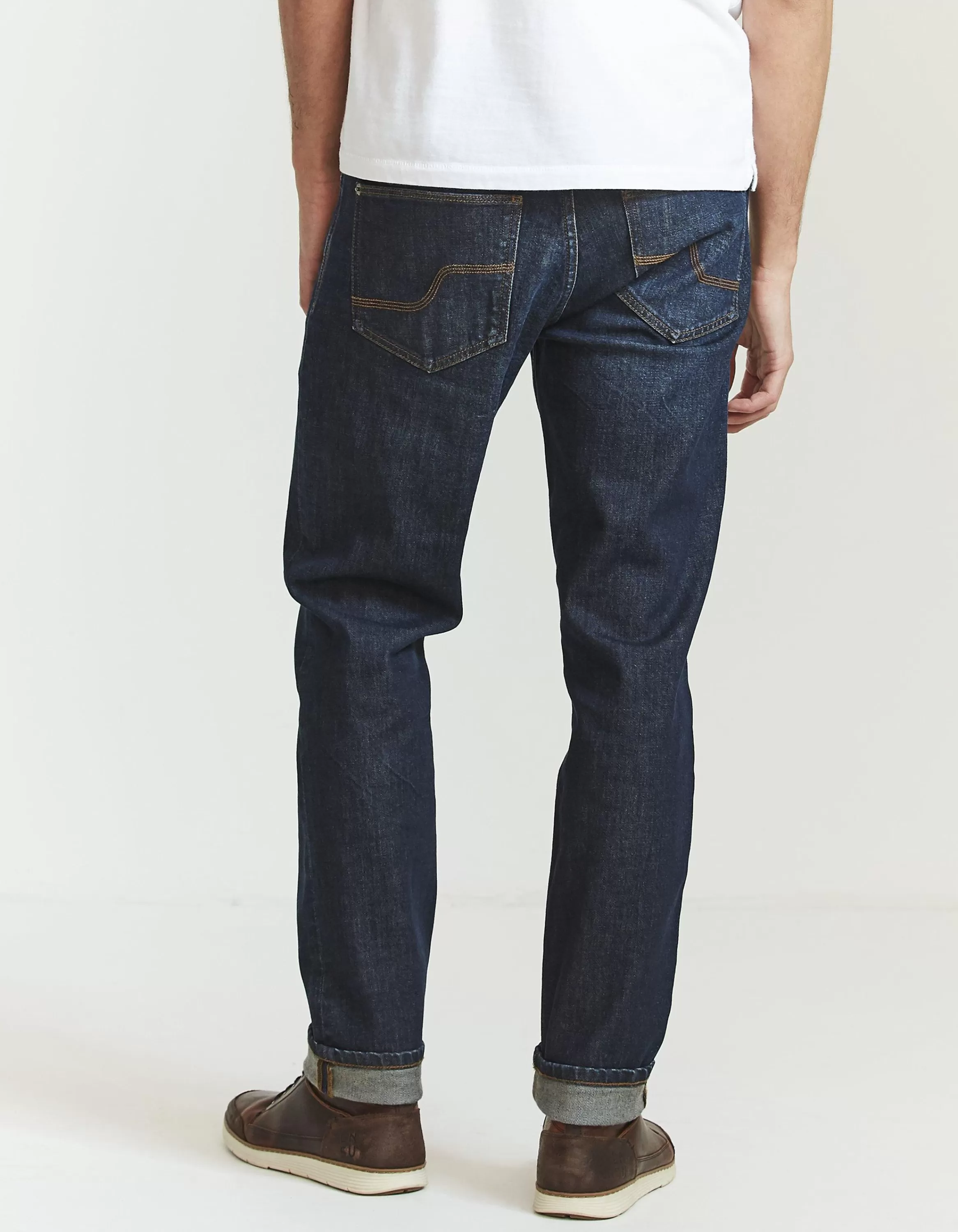 Discount FatFace Slim Dark Vintage Wash Jeans Denim