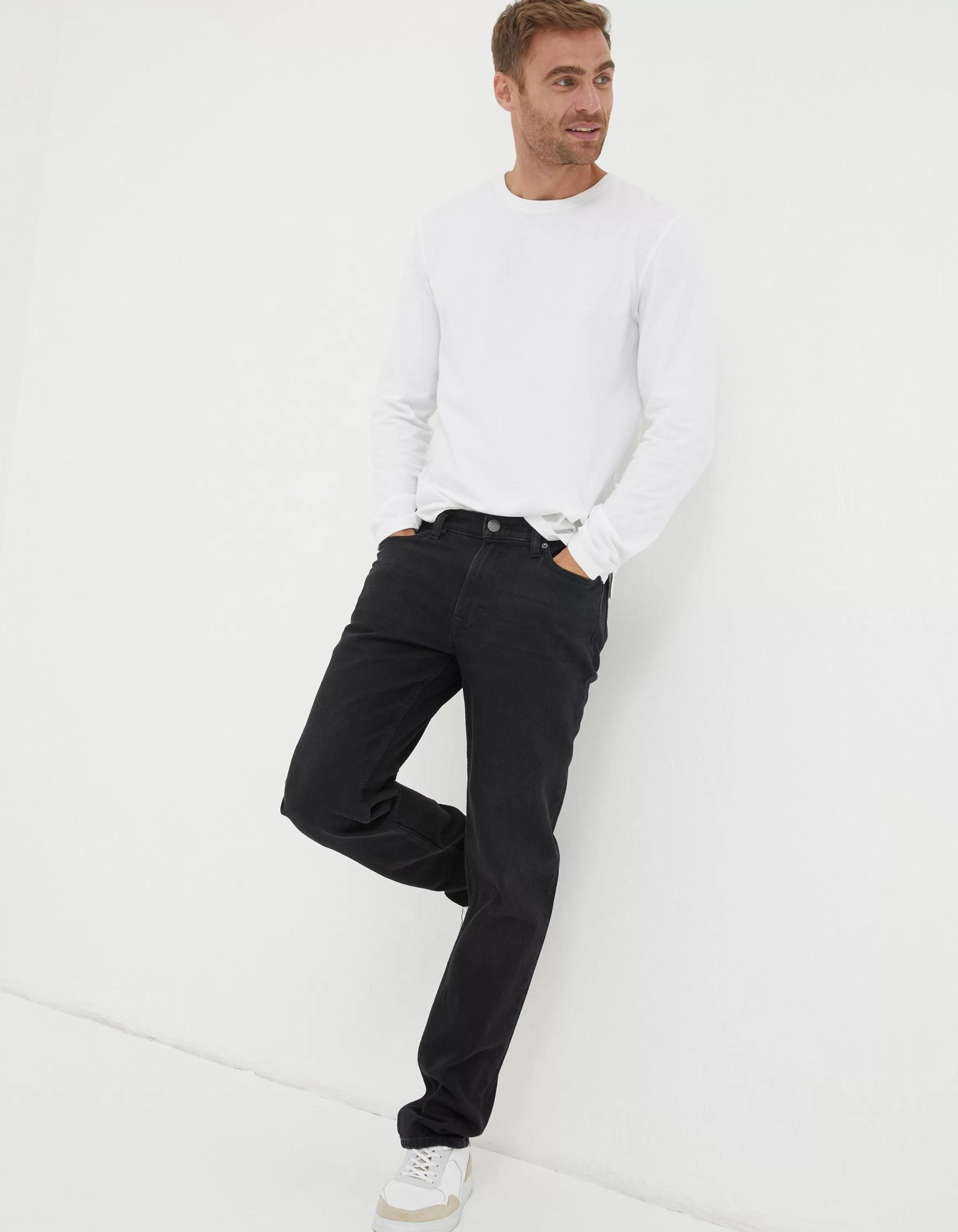 Flash Sale FatFace Slim Fit Jeans Washed Black