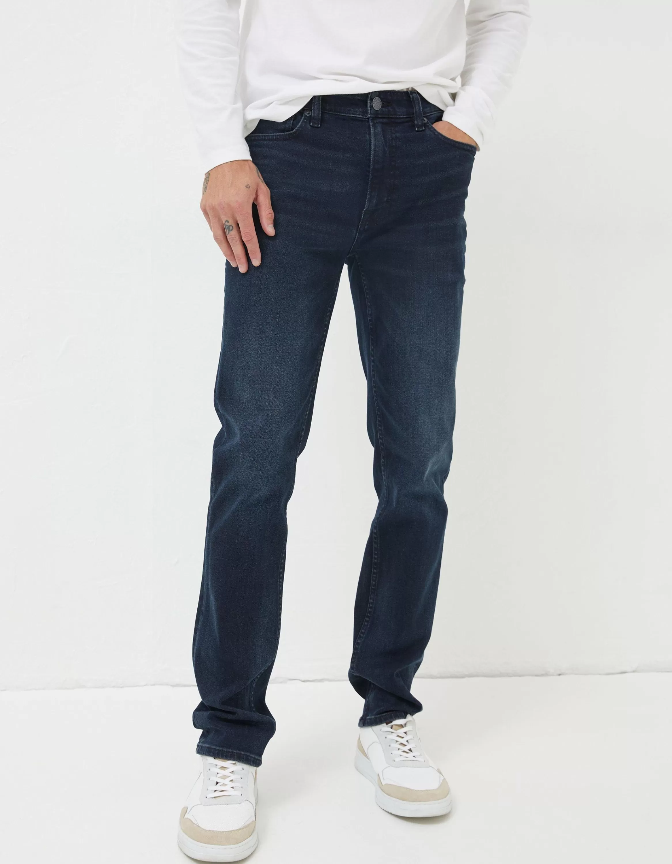 Online FatFace Slim Fit Jeans Dark Denim