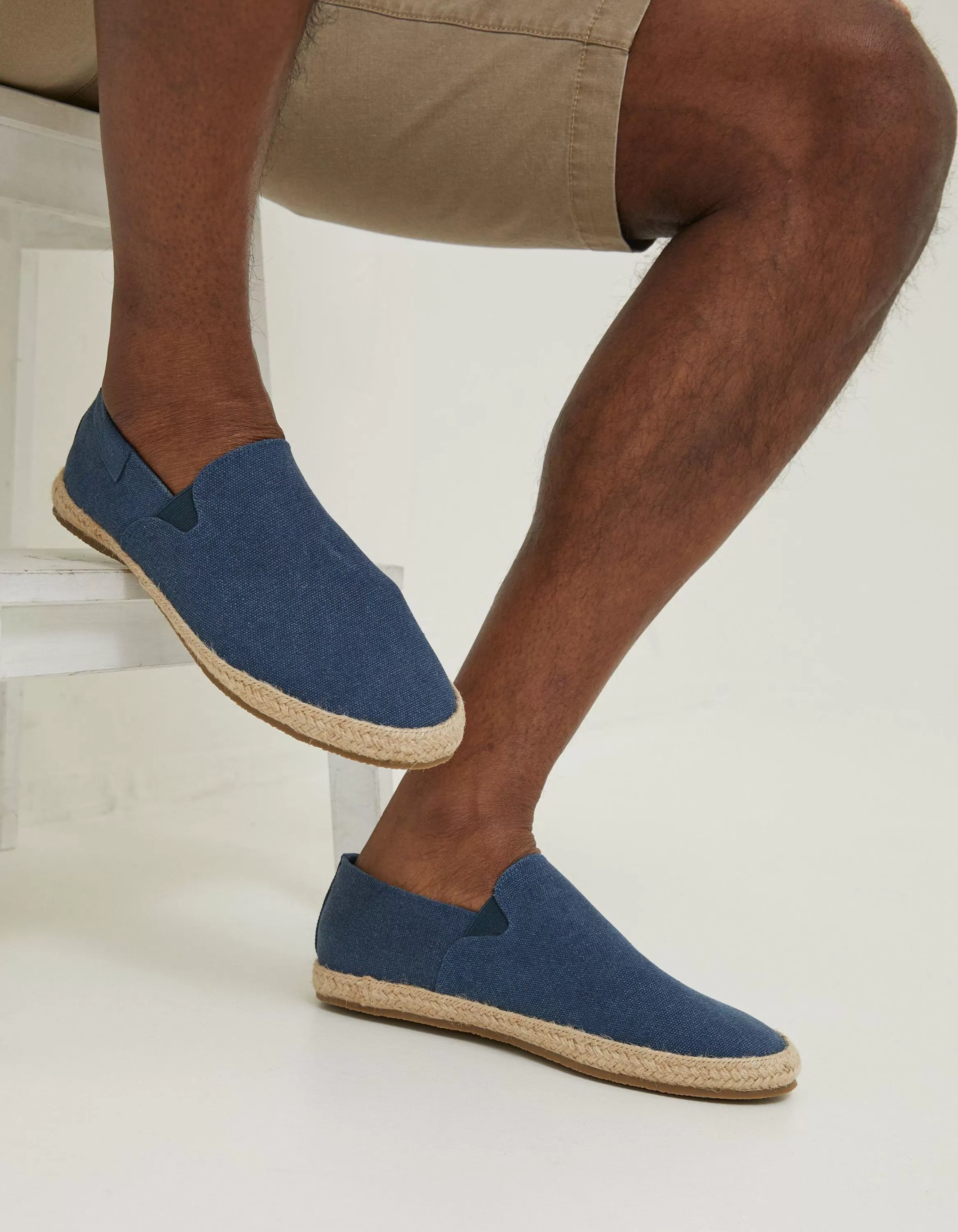 Clearance FatFace Slip On Espadrilles Navy