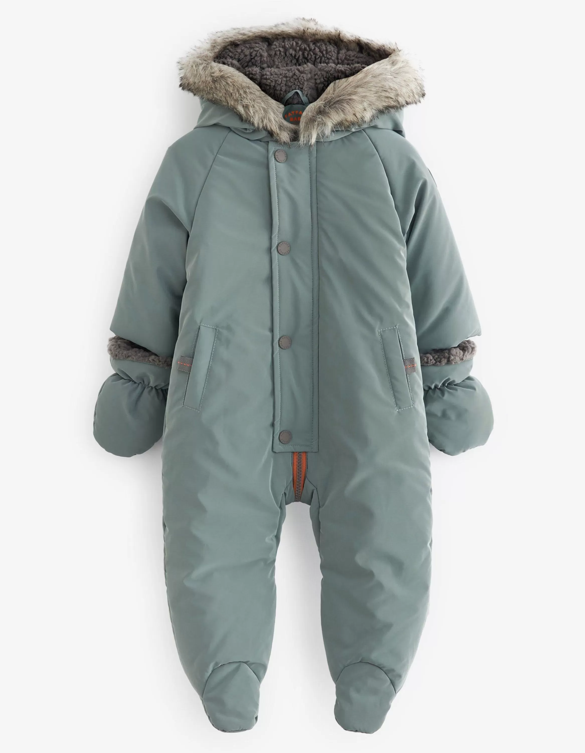 Shop FatFace Solid Snowsuit Green