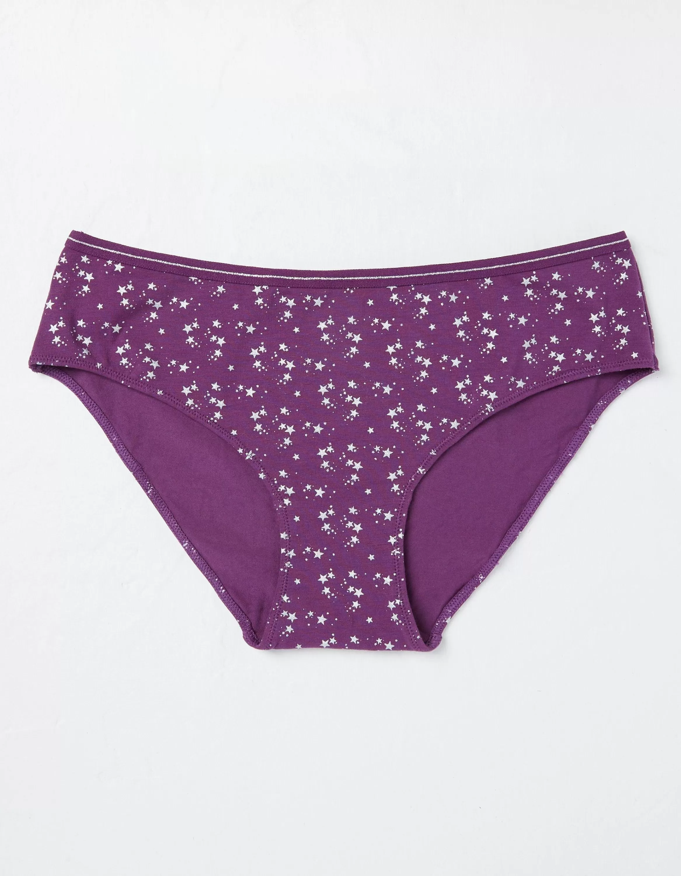 Best Sale FatFace Sparkle Star Mini Knickers Purple