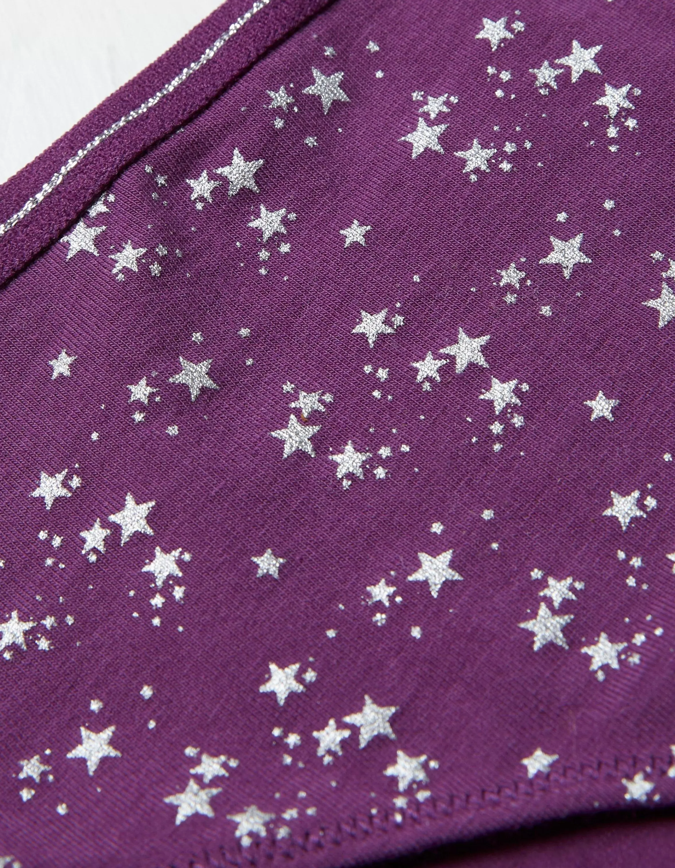 Best Sale FatFace Sparkle Star Mini Knickers Purple