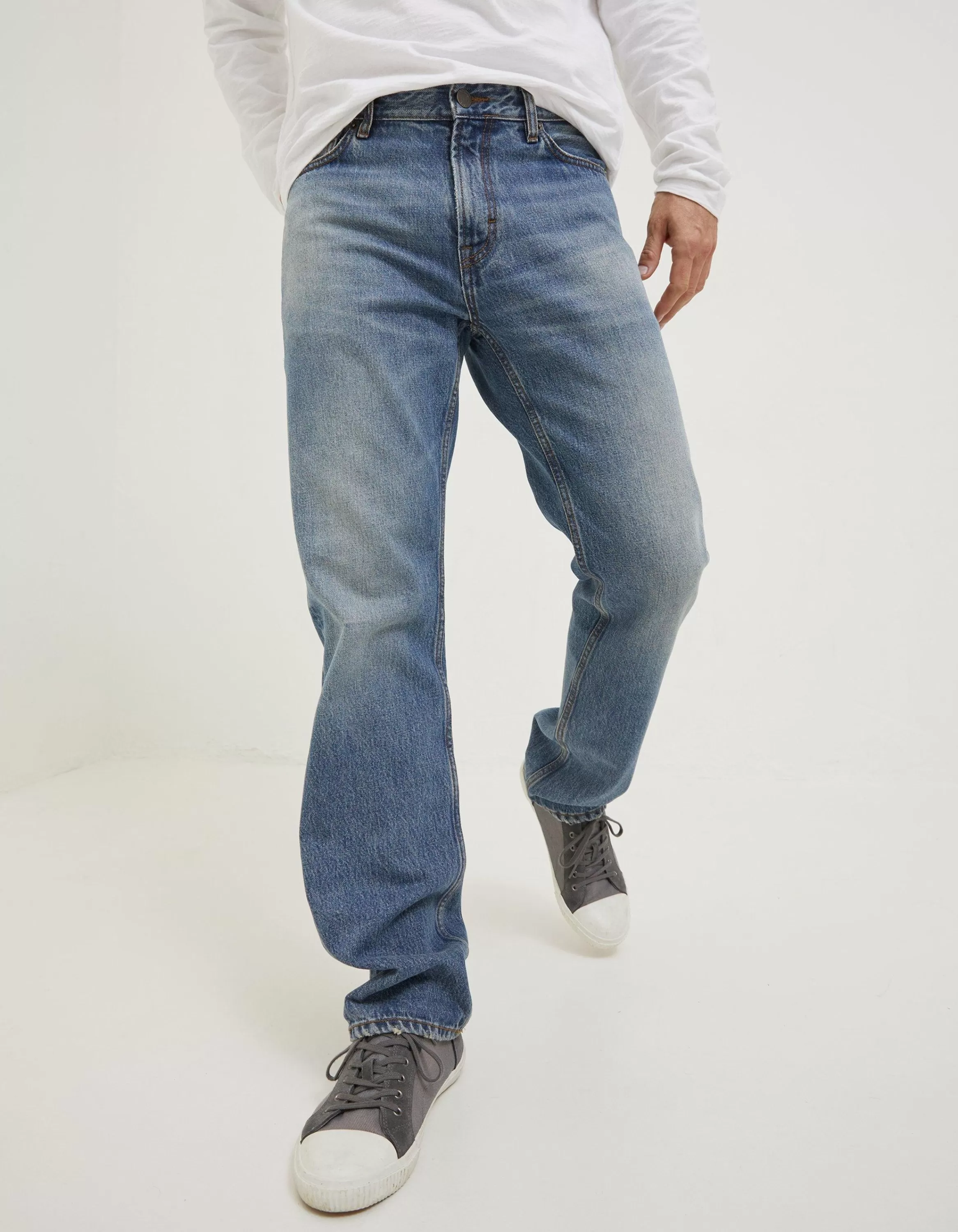 Outlet FatFace Straight Authentic Wash Jeans Denim