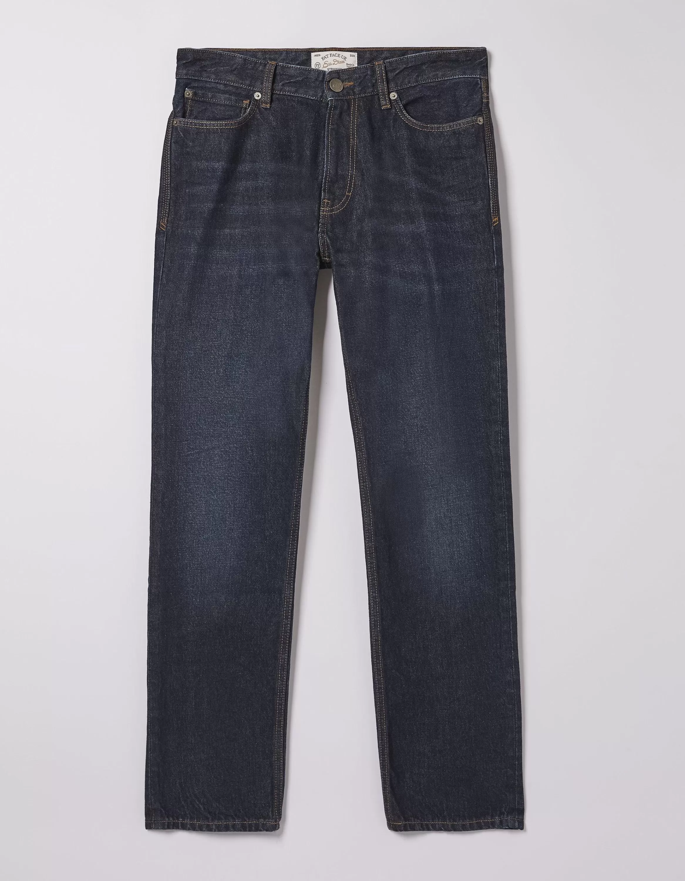 Best Sale FatFace Straight Dark Vintage Wash Jeans Denim