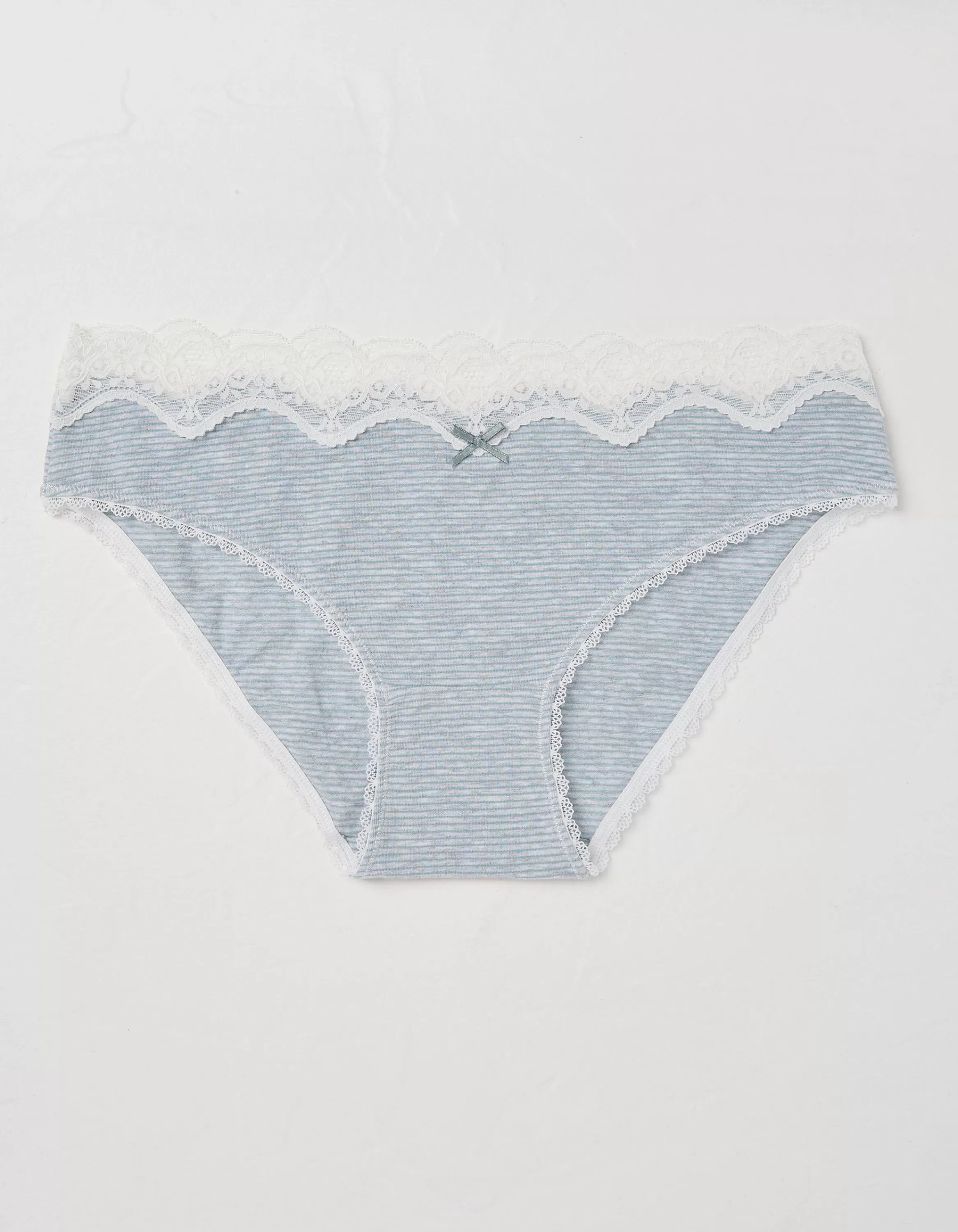 Flash Sale FatFace Stripe Mini Knickers Grey Marl