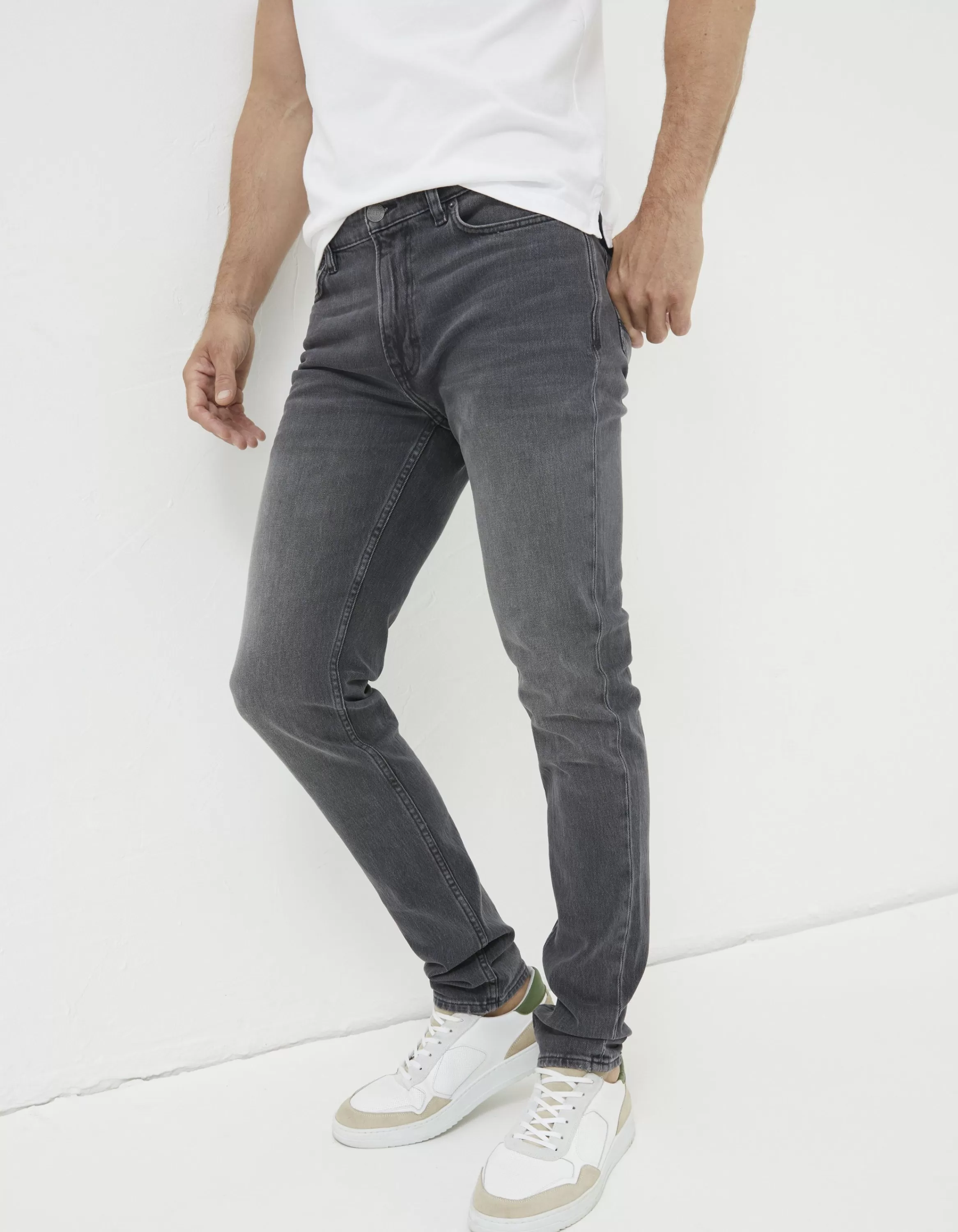 Clearance FatFace Super Slim Fit Jeans Washed Grey