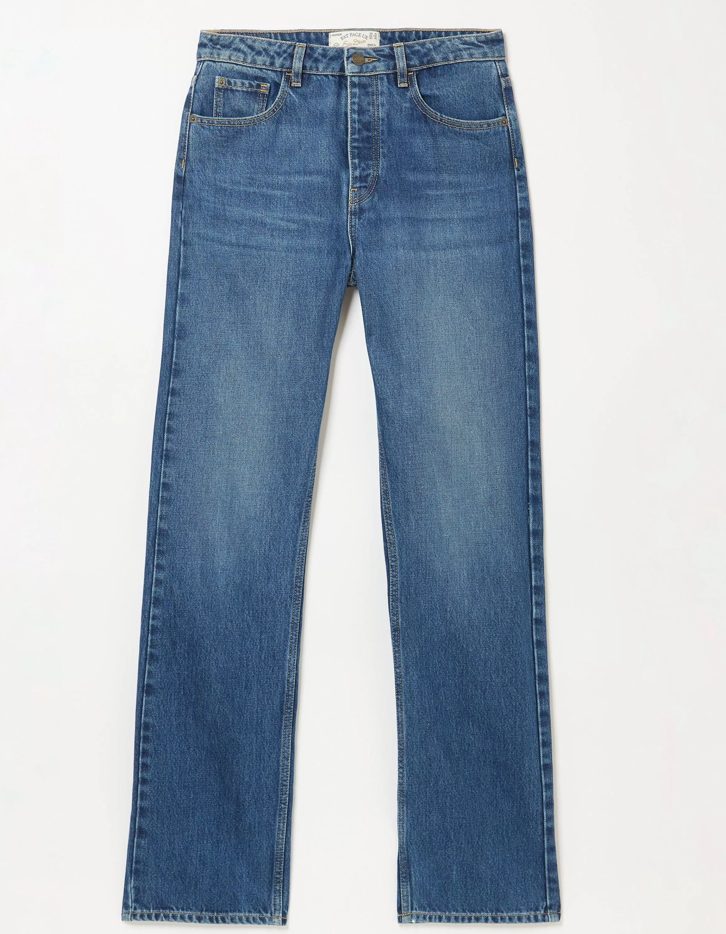 Cheap FatFace Sutton Straight Jeans Denim Blue