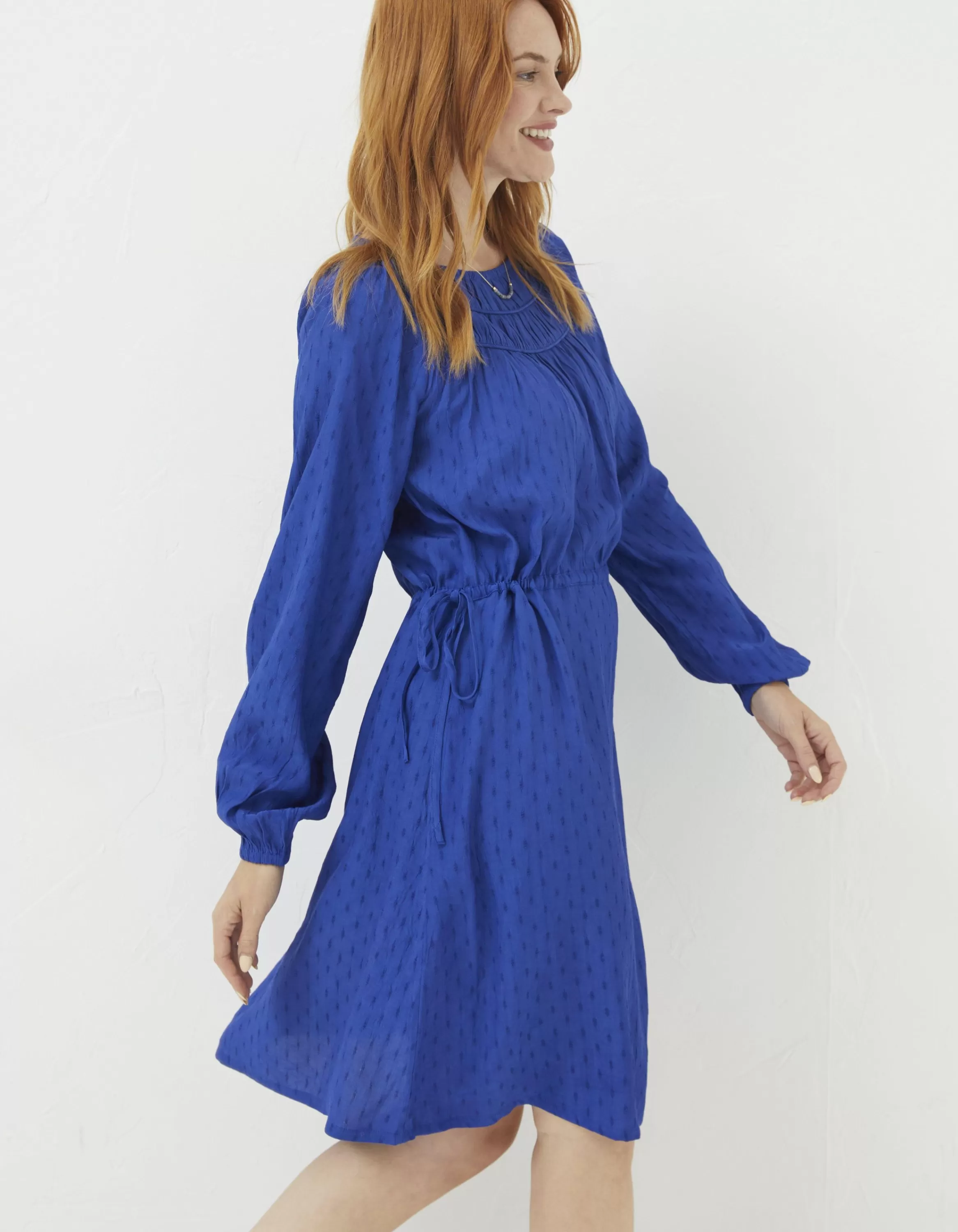 Sale FatFace Taylor Dress Bright Blue