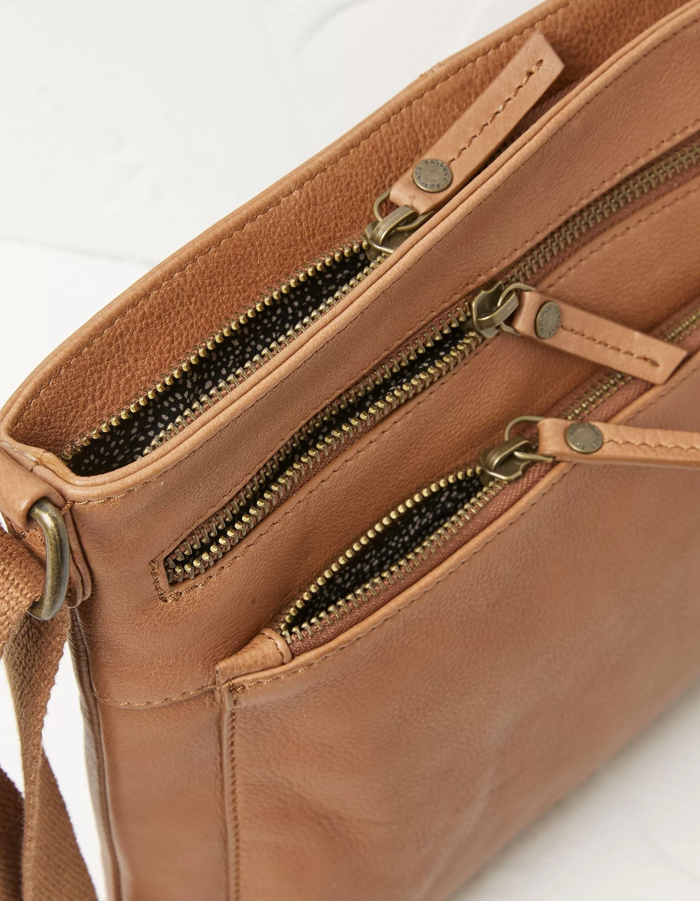 Discount FatFace The Allie Crossbody Bag Tan