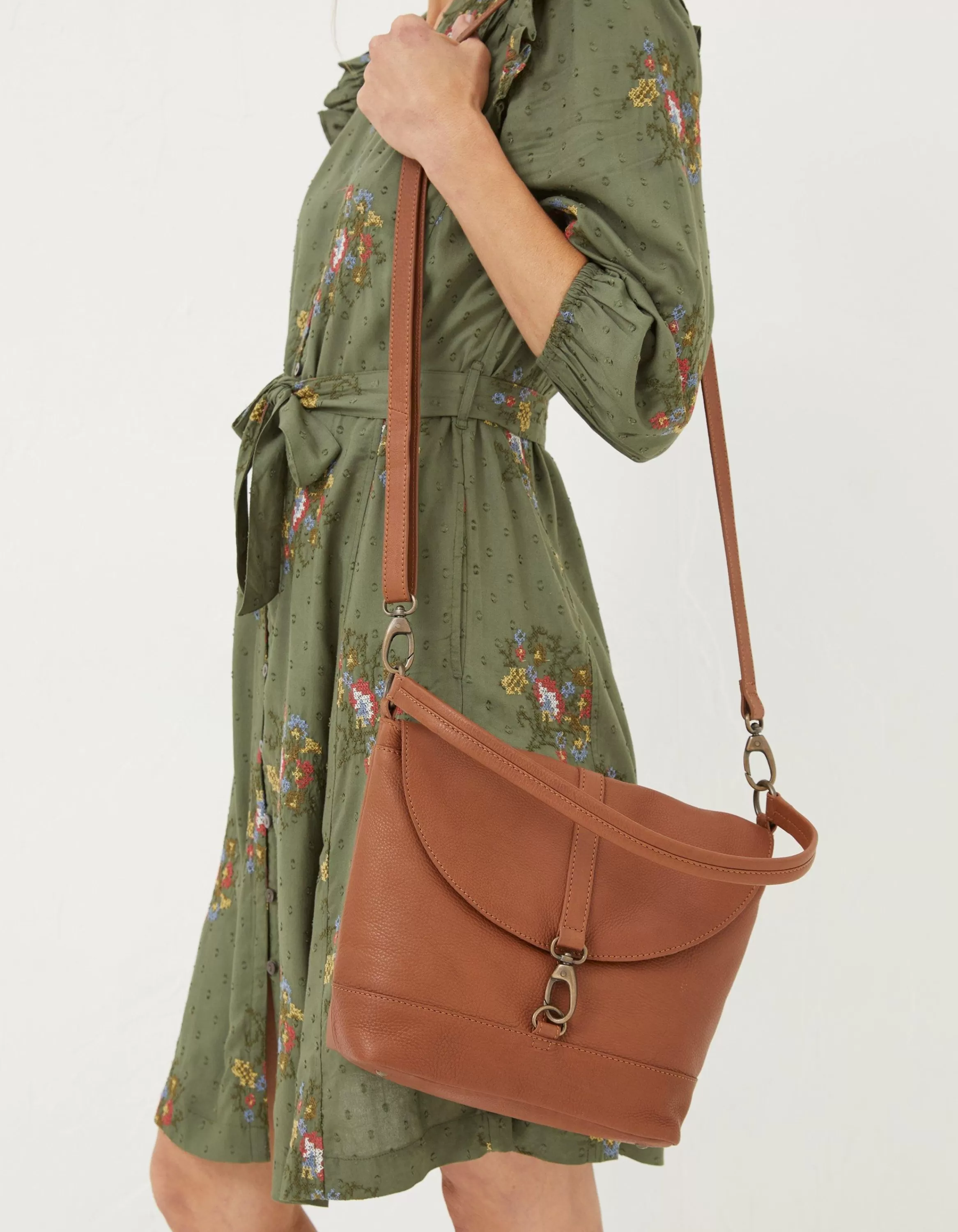 Hot FatFace The Amberly Shoulder Bag Tan