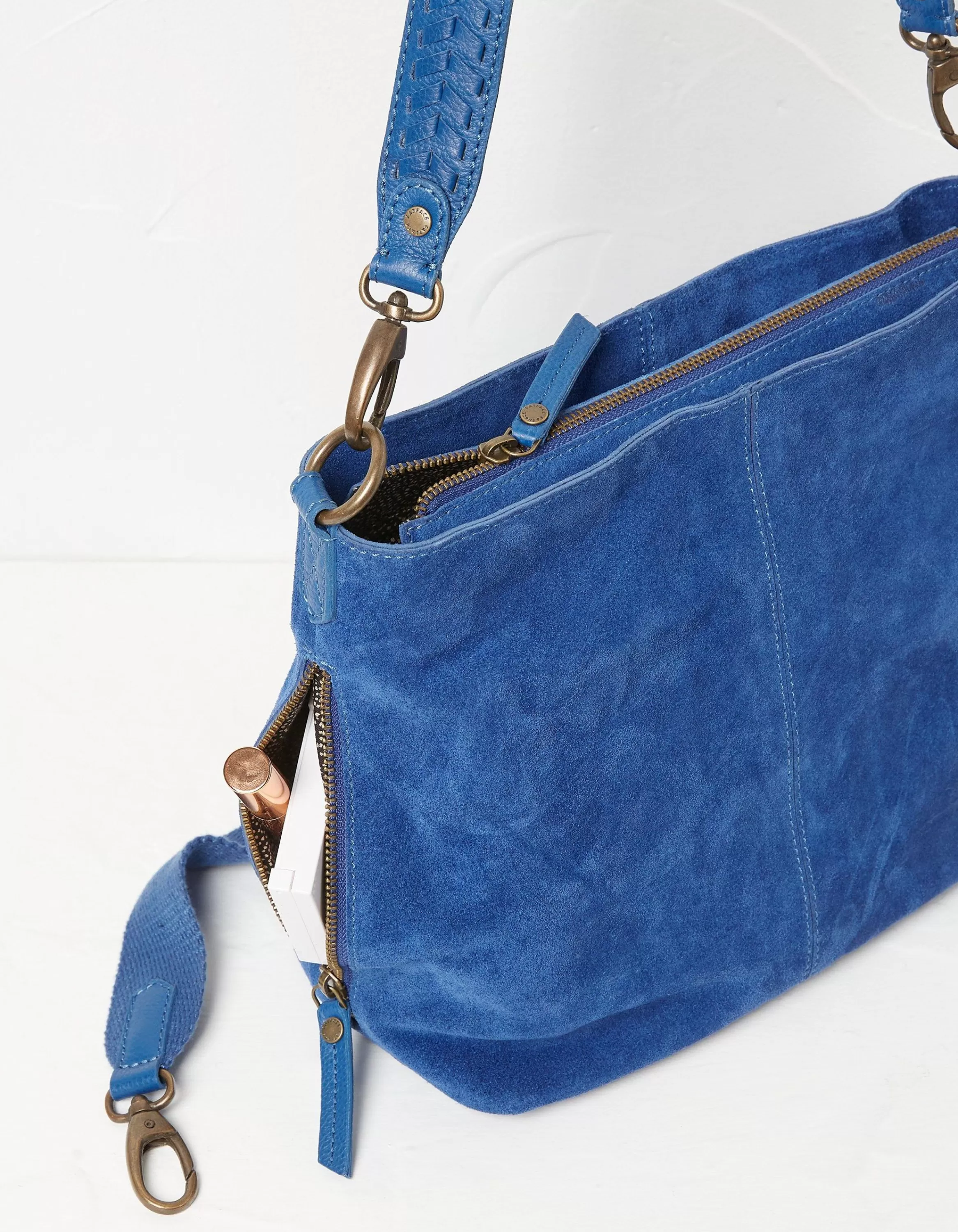 Sale FatFace The Valletta Shoulder Bag Blue