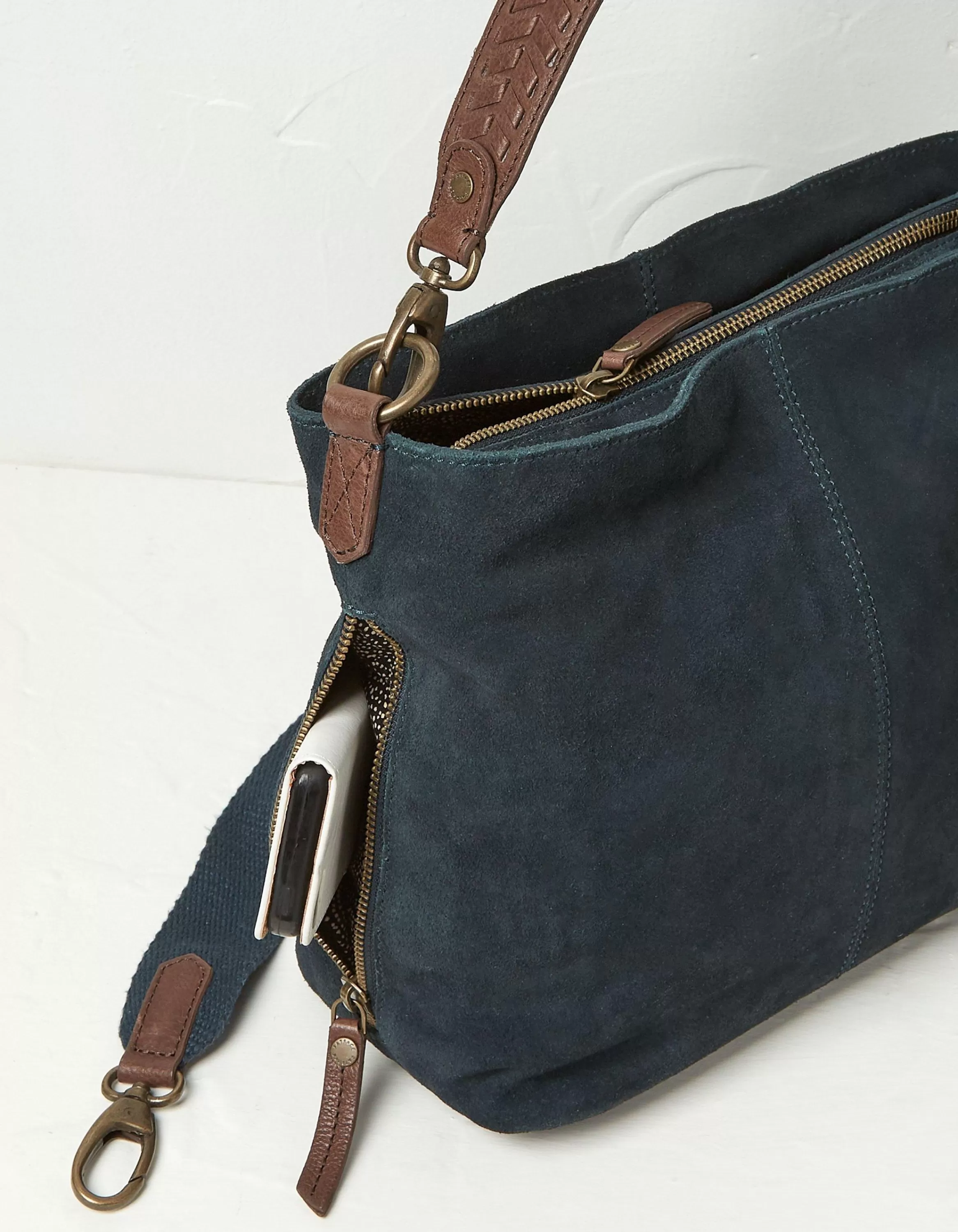 New FatFace The Valletta Shoulder Bag Teal Blue