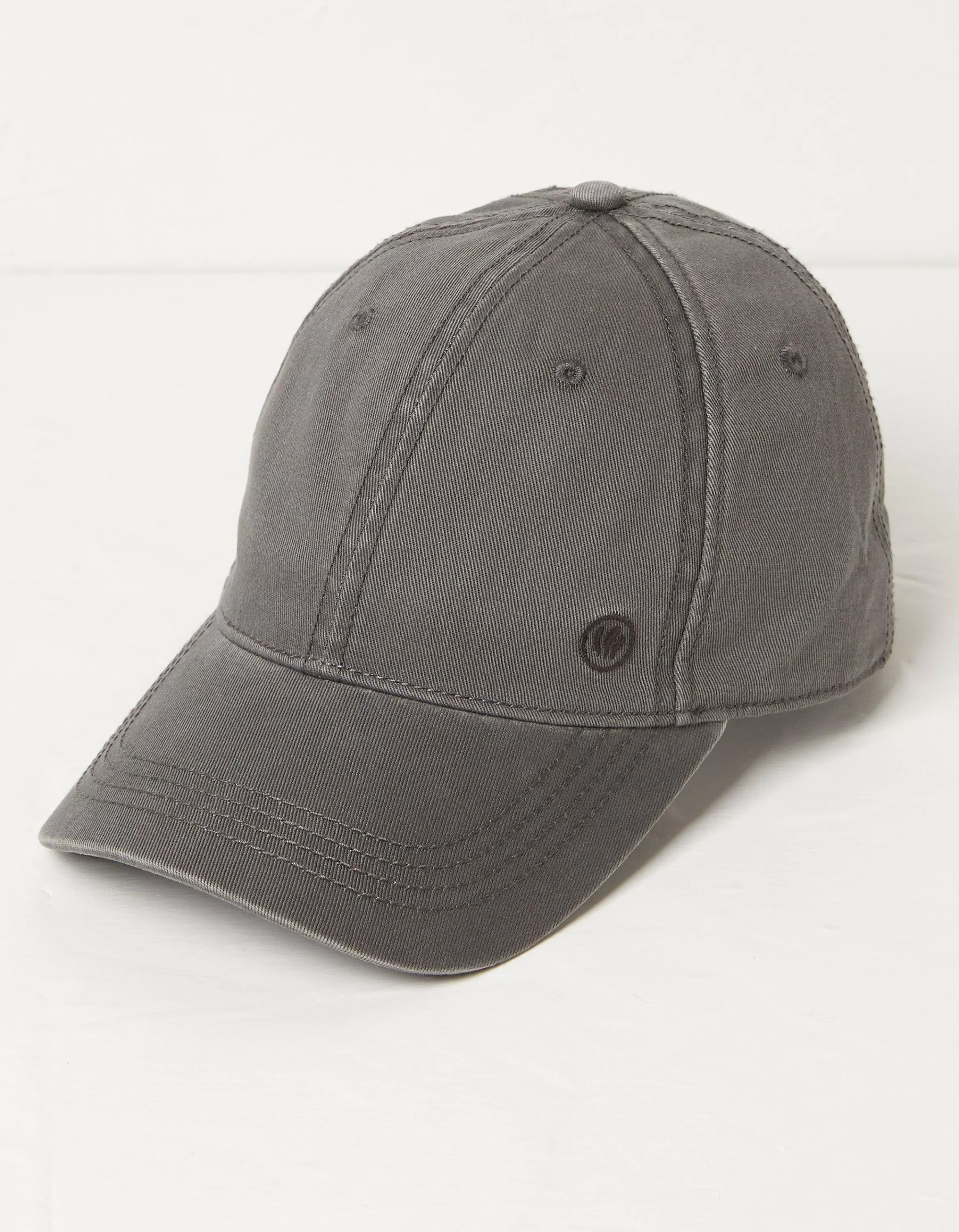 Cheap FatFace Twill Baseball Cap Grey