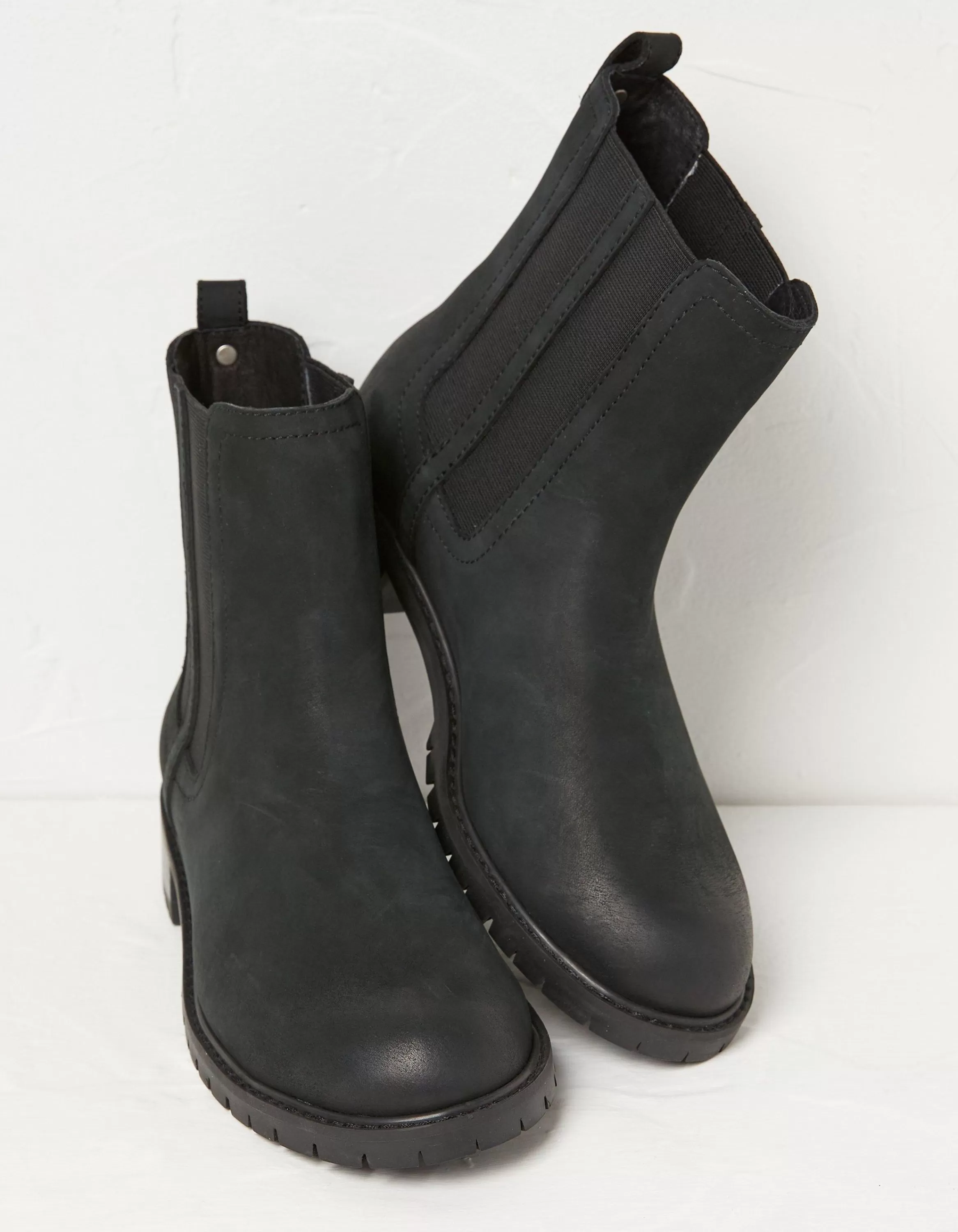 Hot FatFace Verity High Ankle Chelsea Boot Black