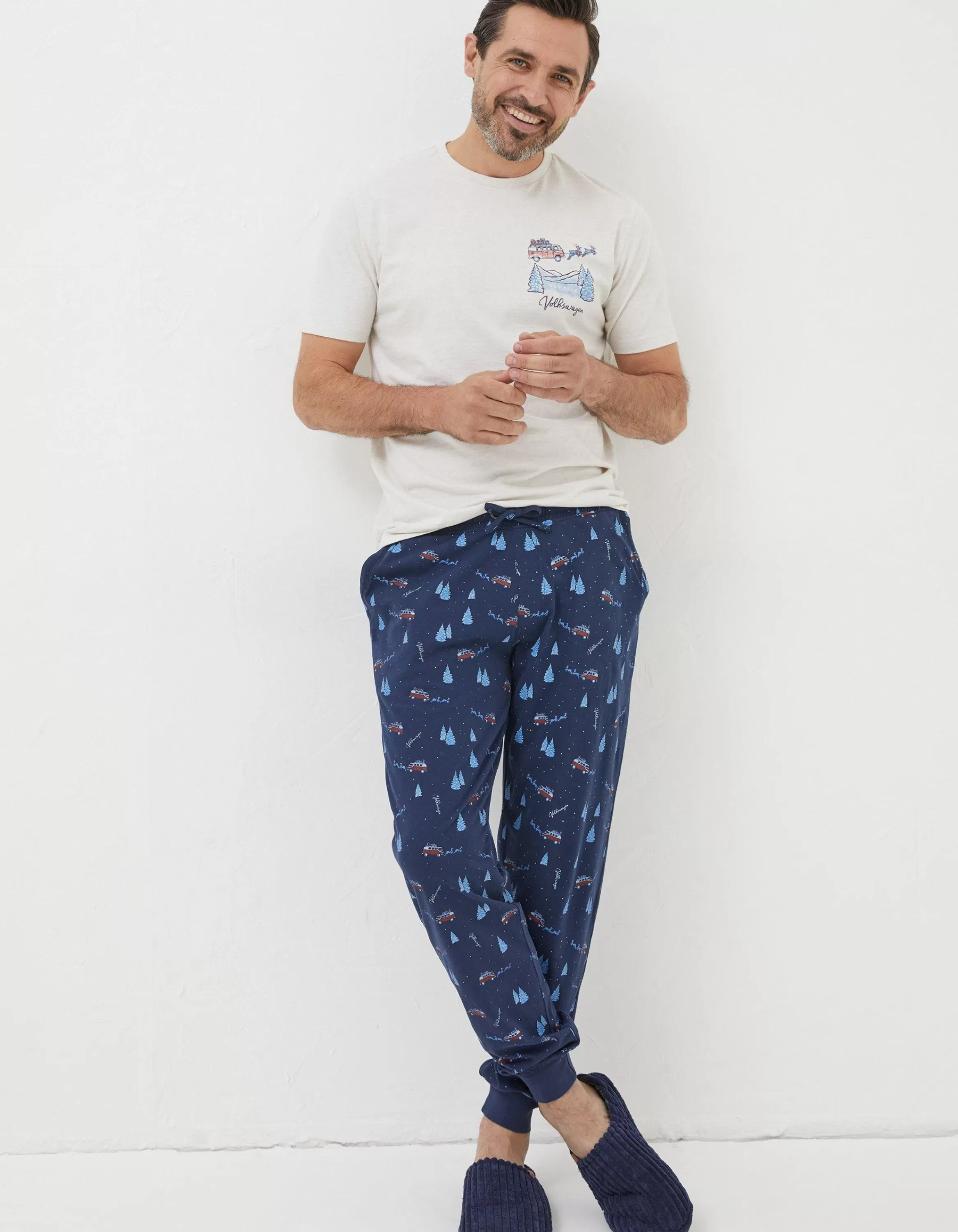 Sale FatFace Vw Jogger Pyjama Set Navy