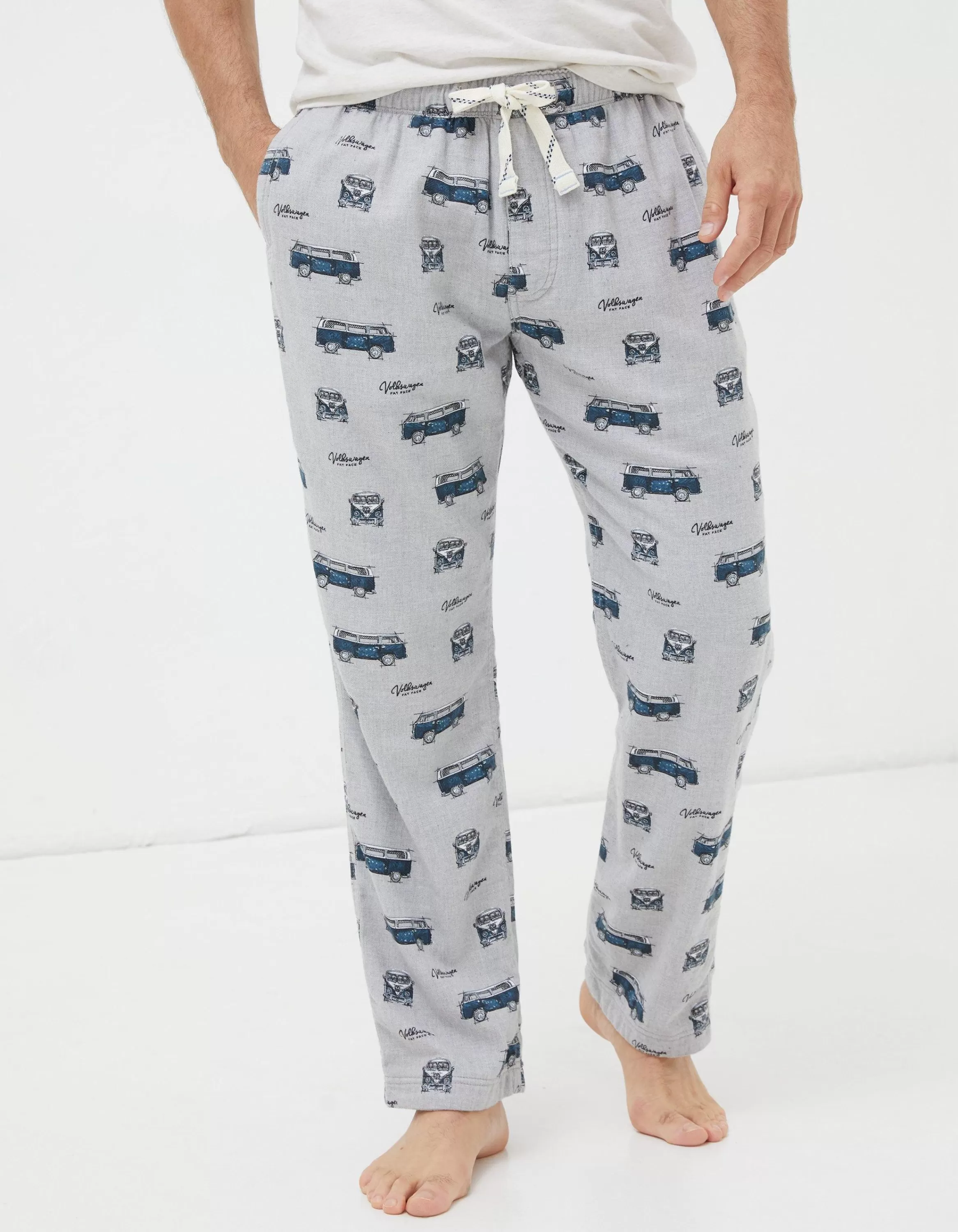 Online FatFace Vw Printed Pyjama Bottoms Grey Marl