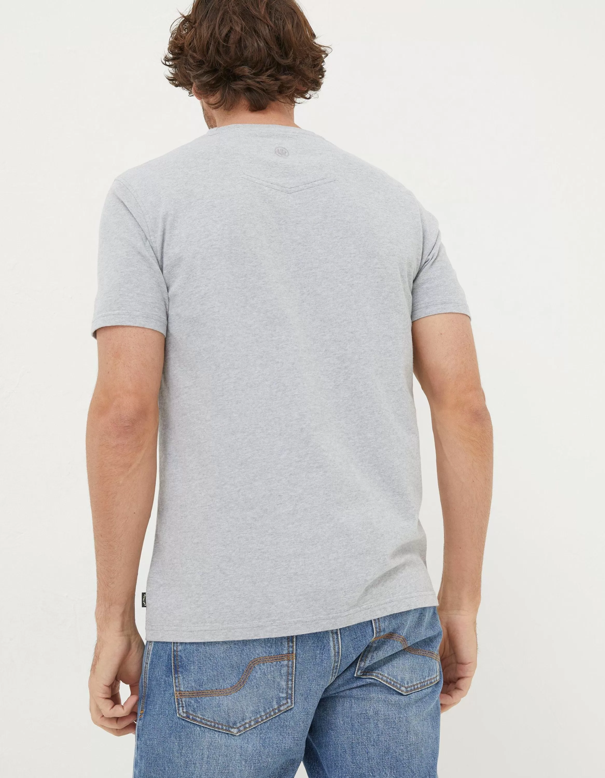 Discount FatFace Wilderness T-Shirt Grey Marl