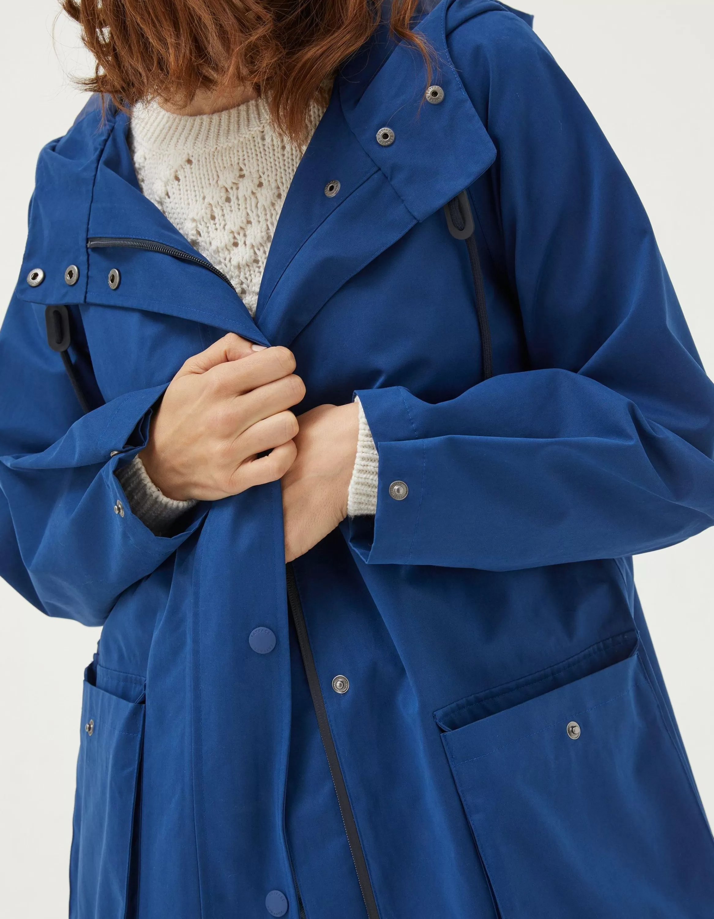 Store FatFace Wren Waterproof Coat Blue